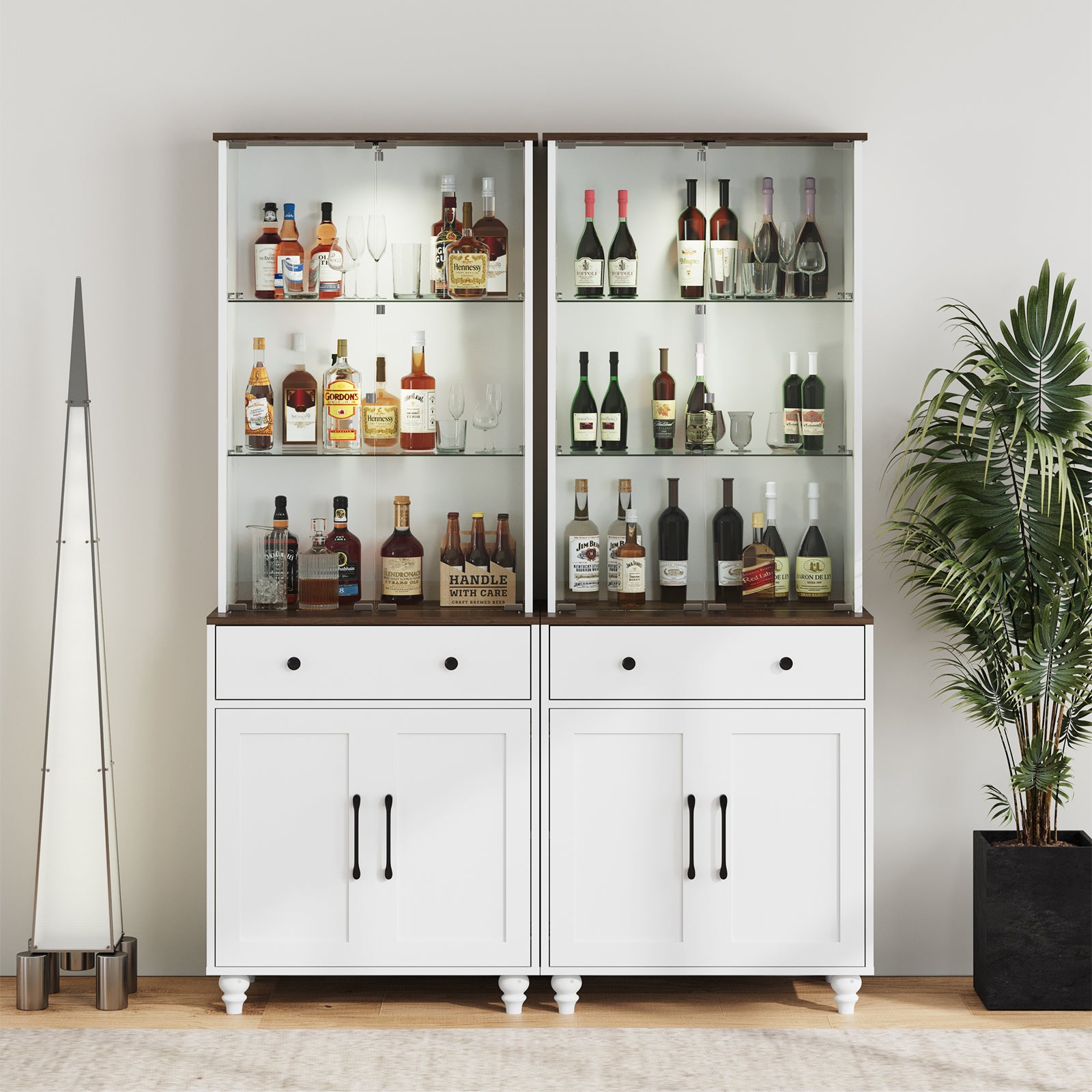 Advwin 3-Piece Entertainment Center for TVs