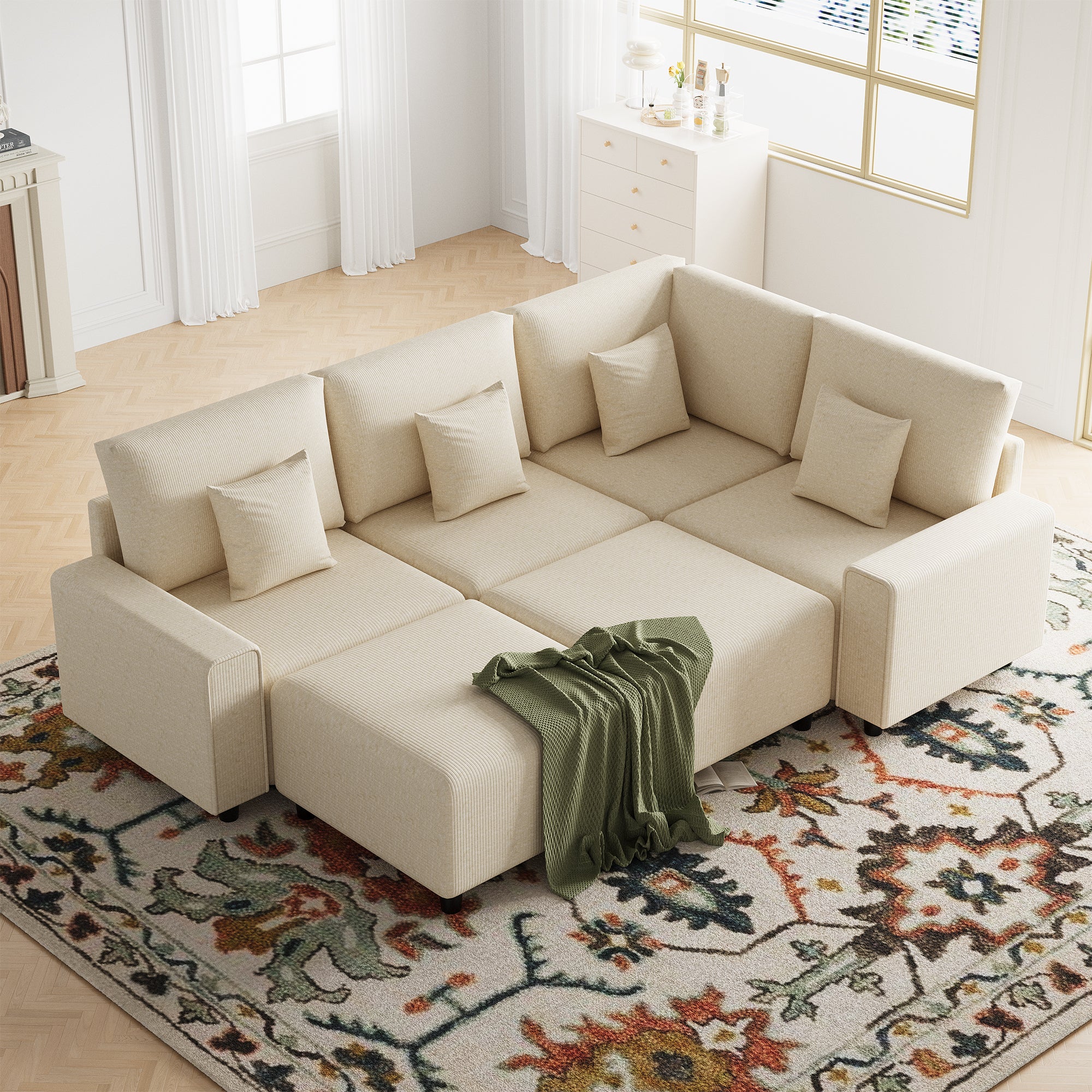 Advwin Luxury Oversized Minimalist Cloud Couch