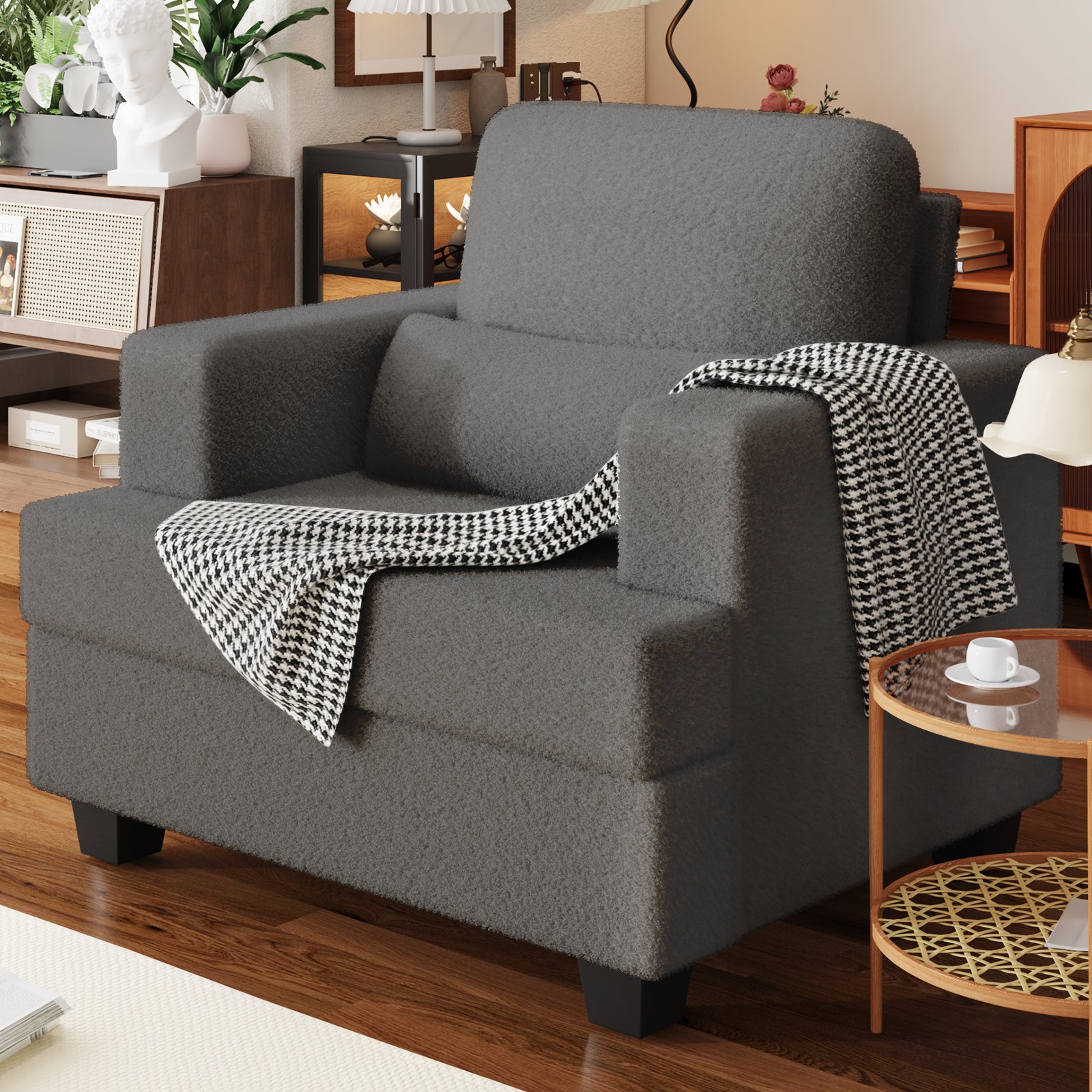 Advwin Accent Chair Oversized Single Sofa Chair