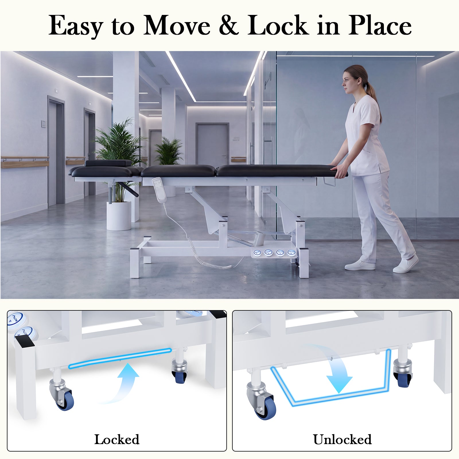 Advwin 2-Motor Electric Massage Treatment Table
