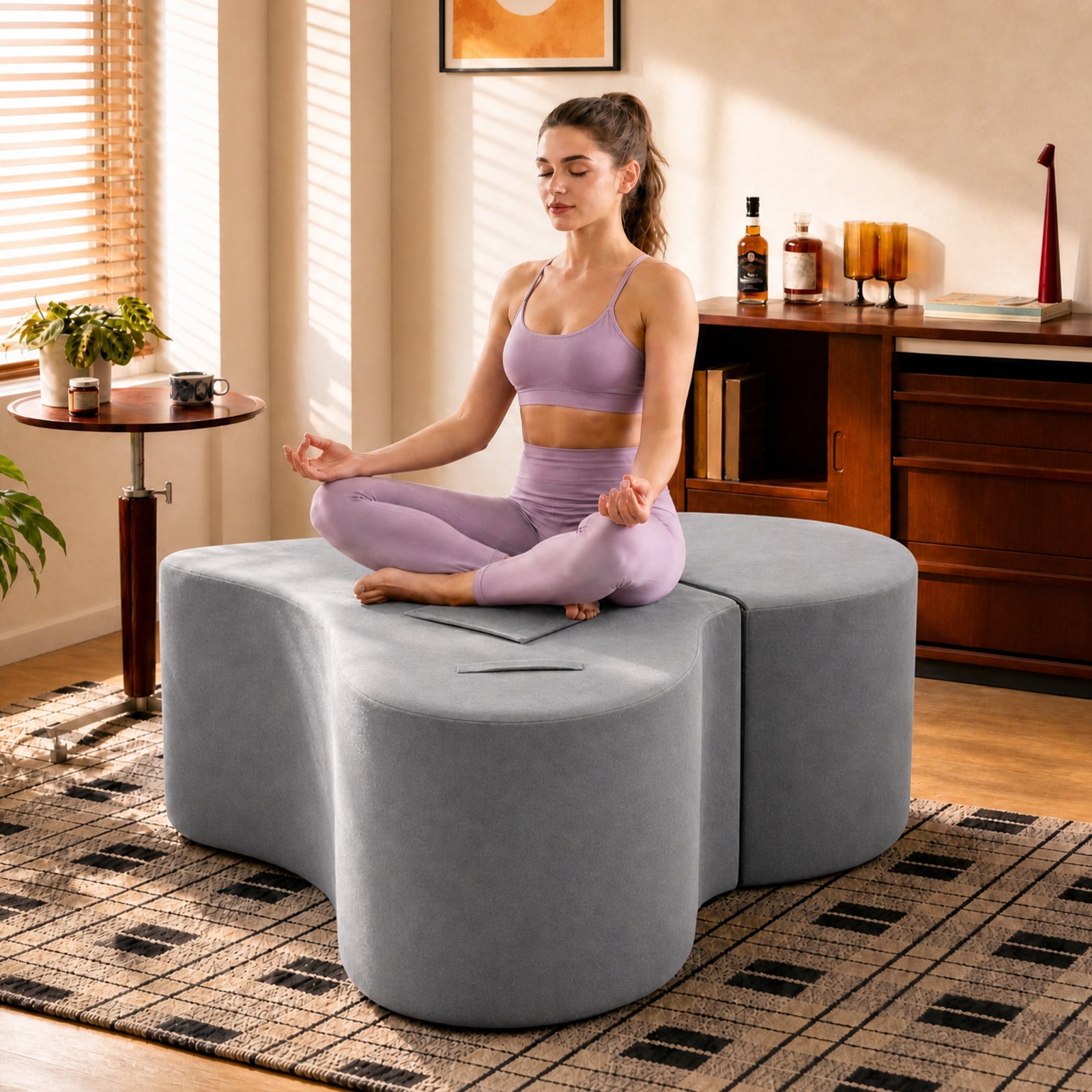 Advwin Convertible Yoga Chaise Lounge for Adults