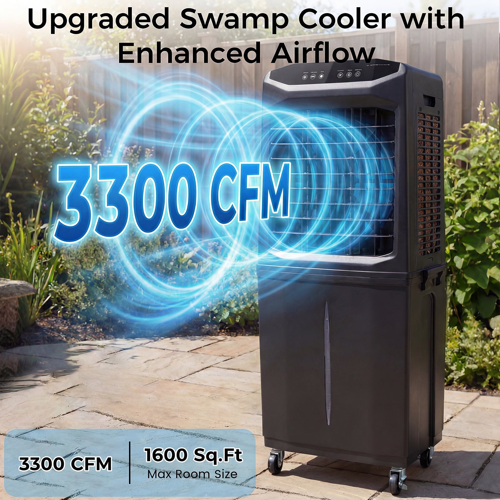 Advwin 3300 CFM Evaporative Swamp Cooler