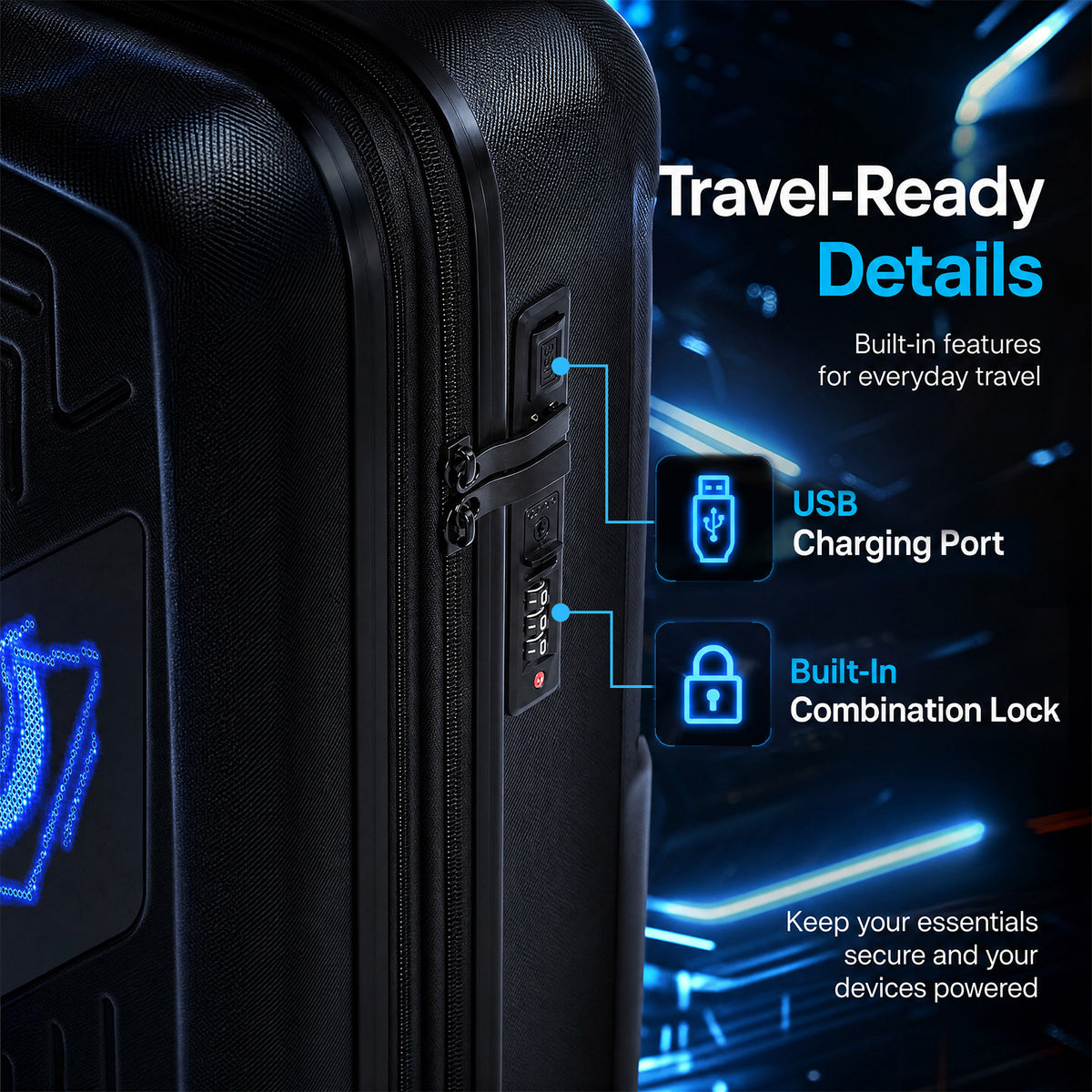 Advwin Expandable Scooter Luggage for Kids & Teens
