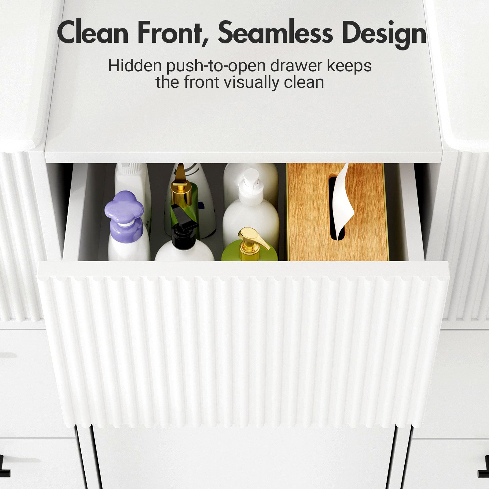 Advwin Freestanding Modern Bathroom Vanity w/ Sink