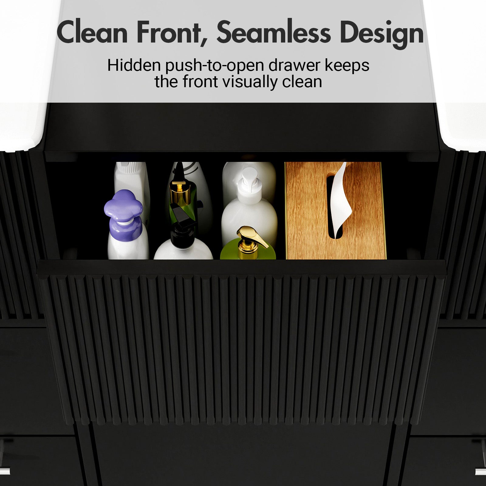 Advwin Freestanding Modern Bathroom Vanity w/ Sink