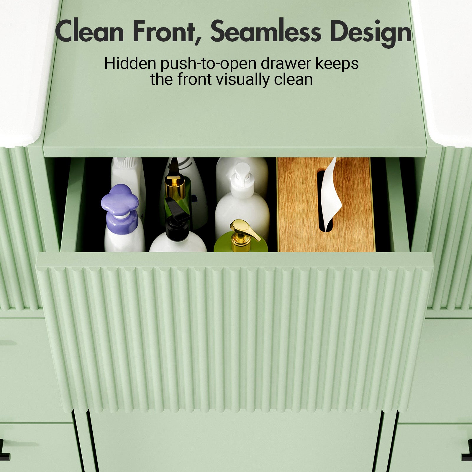 Advwin Freestanding Modern Bathroom Vanity w/ Sink