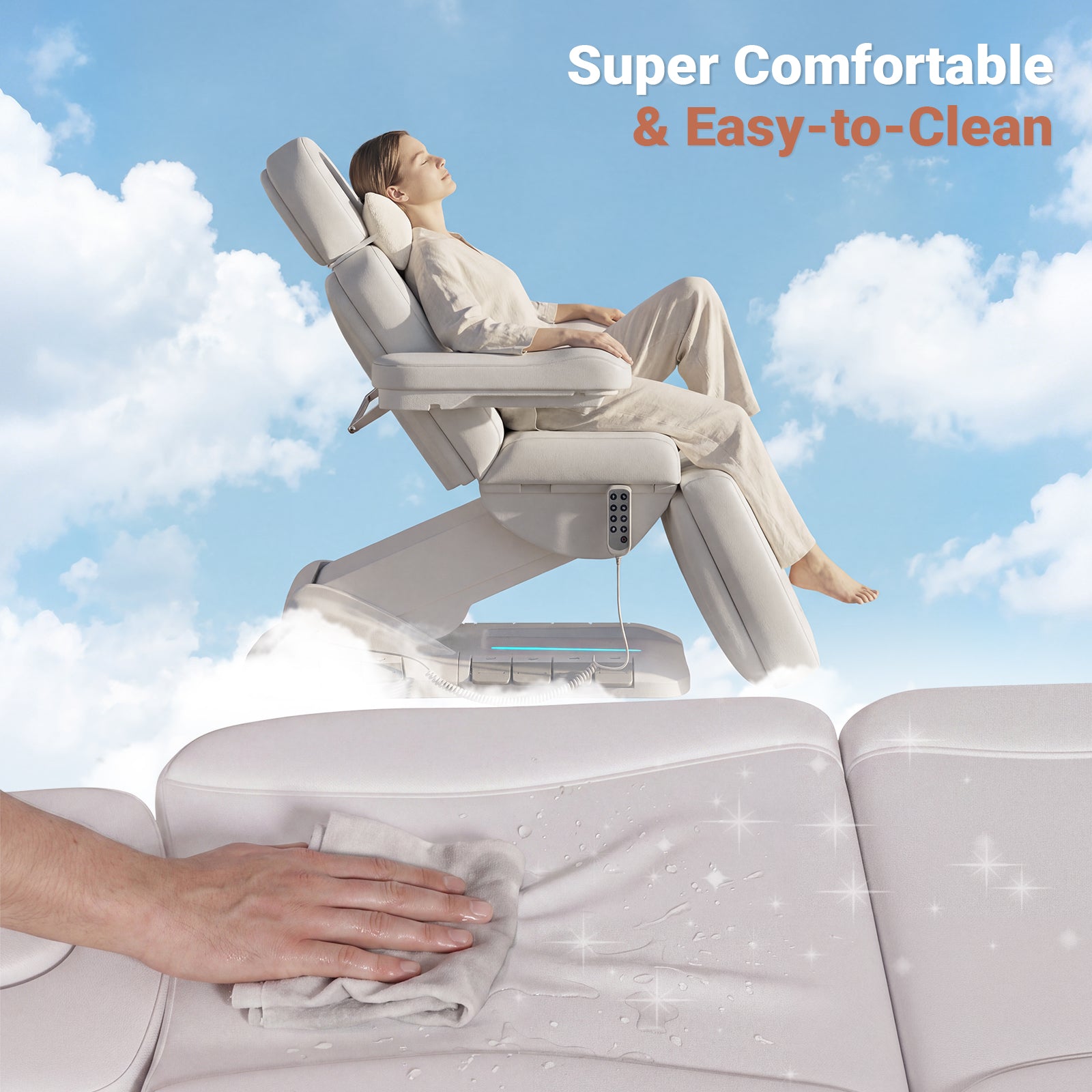 Advwin 3 Motor Adjustable Electric Esthetician Bed
