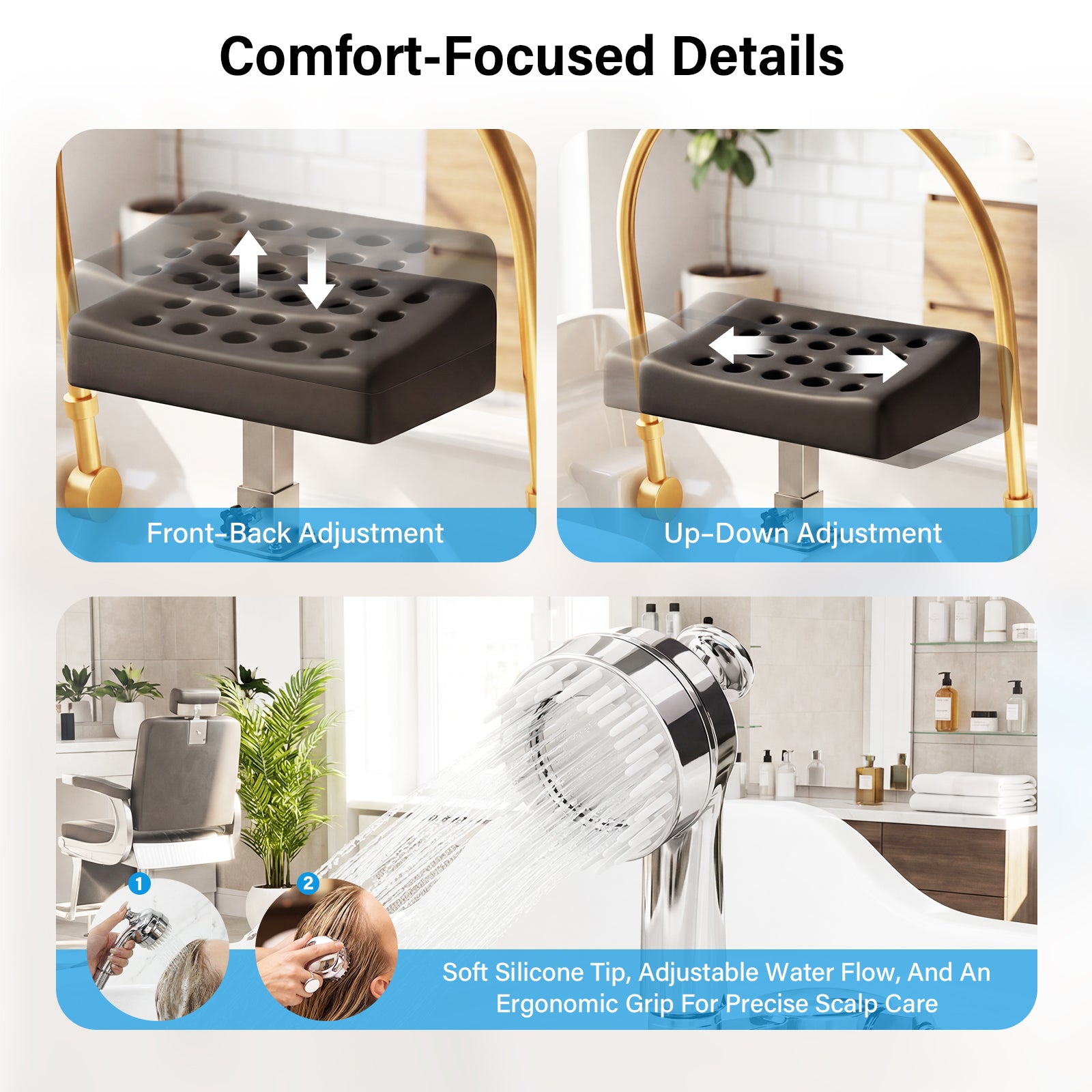 Advwin Thermostatic Head Spa Equipment