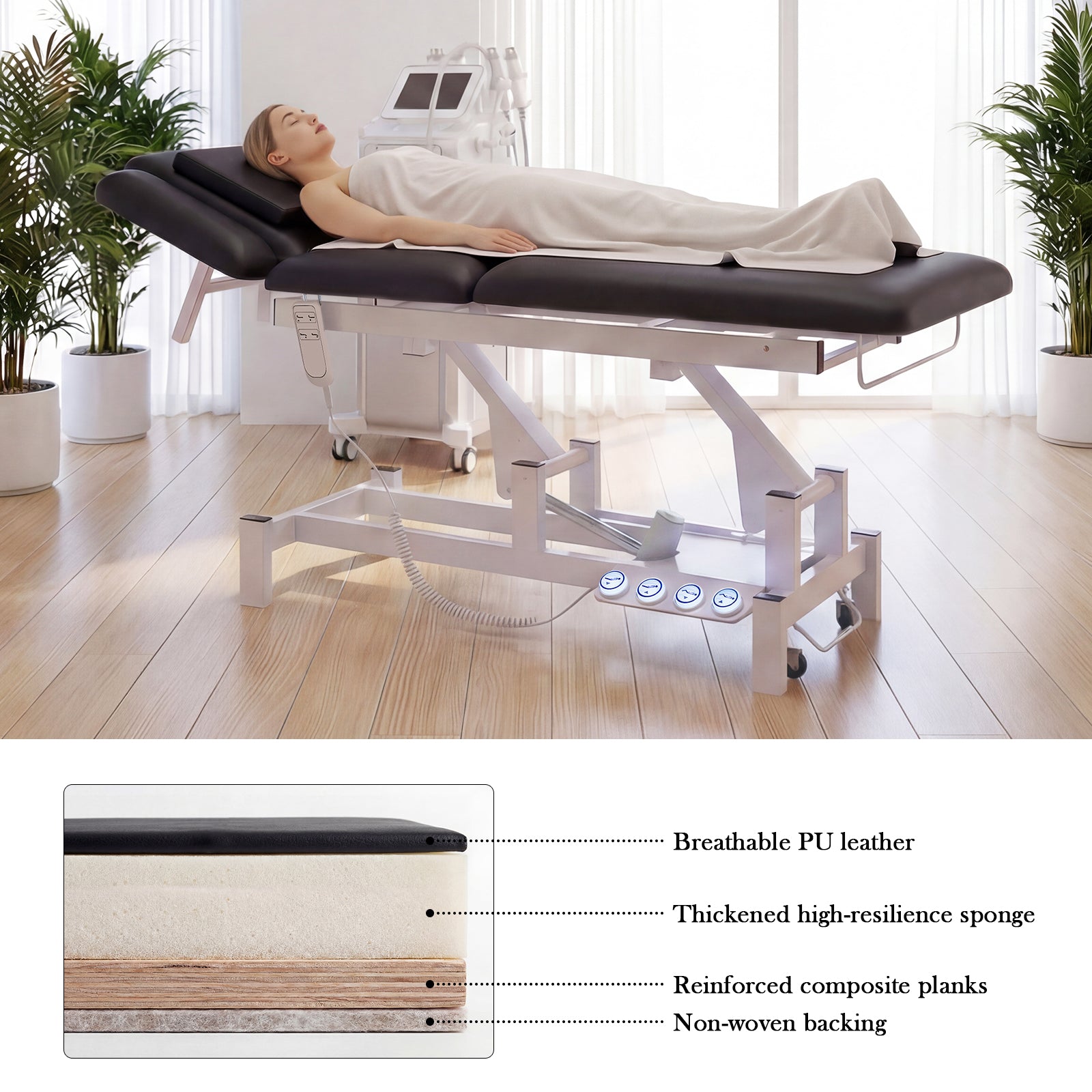Advwin 2-Motor Electric Massage Treatment Table