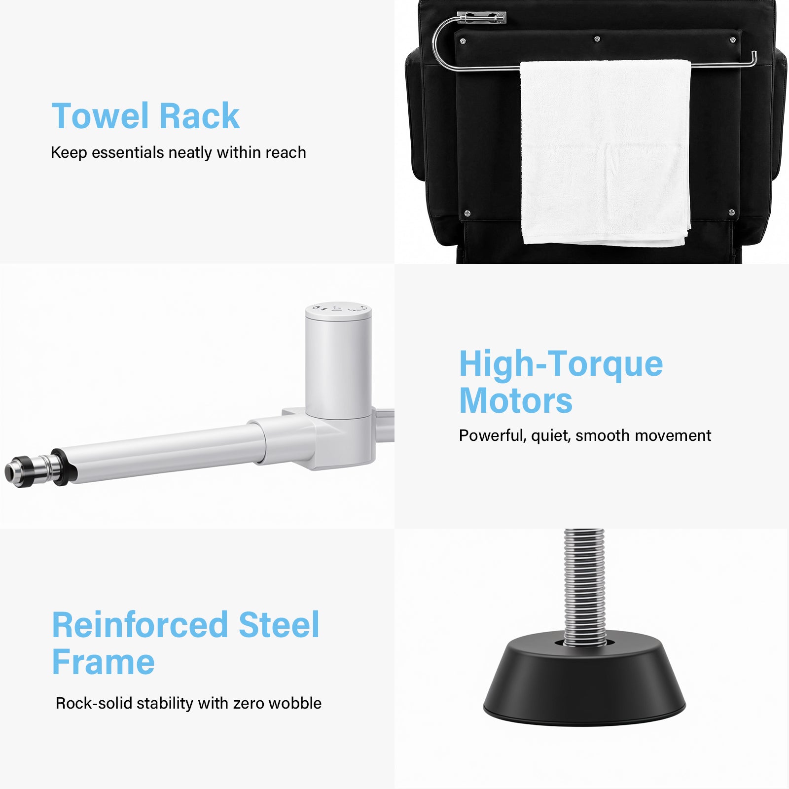 Advwin 3 Motor Electric Massage Table w/Stool