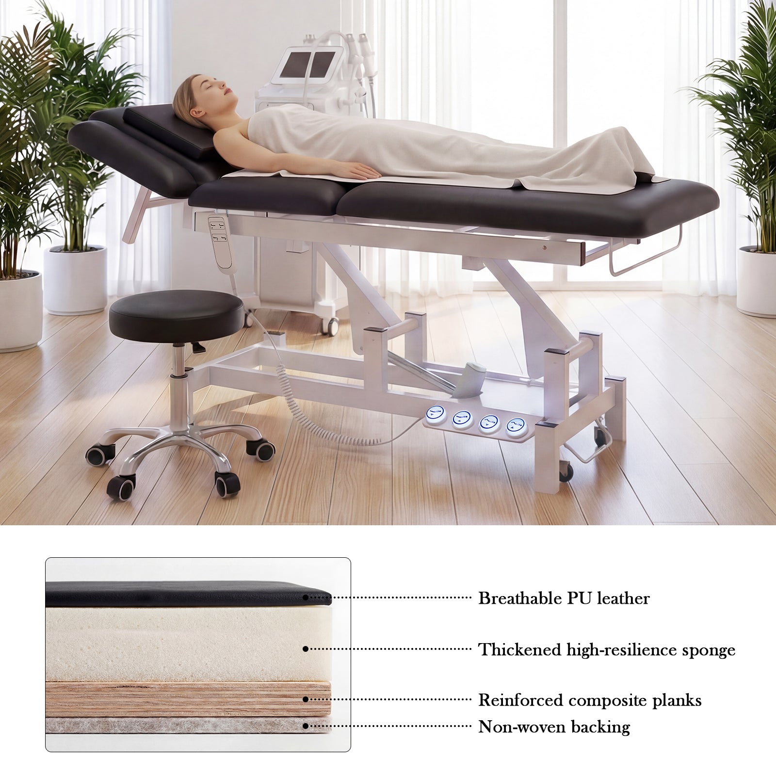 Advwin 2-Motor Electric Massage Treatment Table