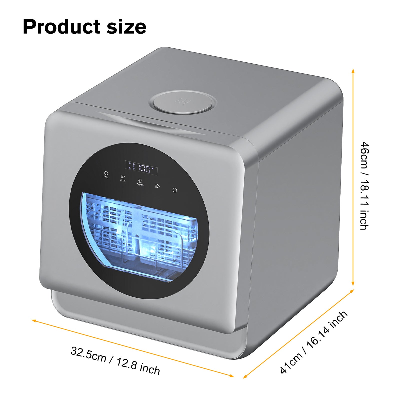Advwin Portable Countertop Dishwasher 5L