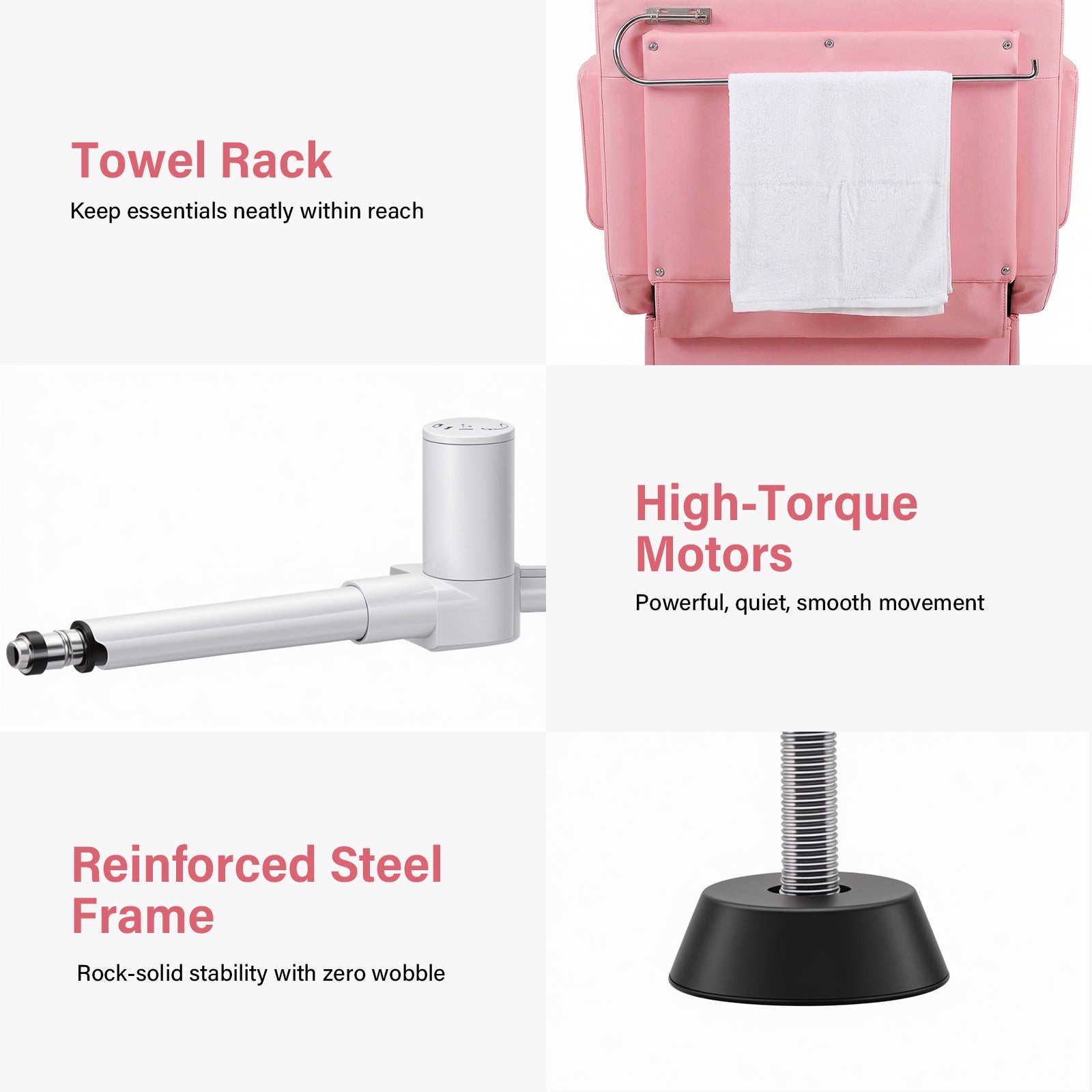 Advwin 3 Motor Electric Massage Table w/Stool