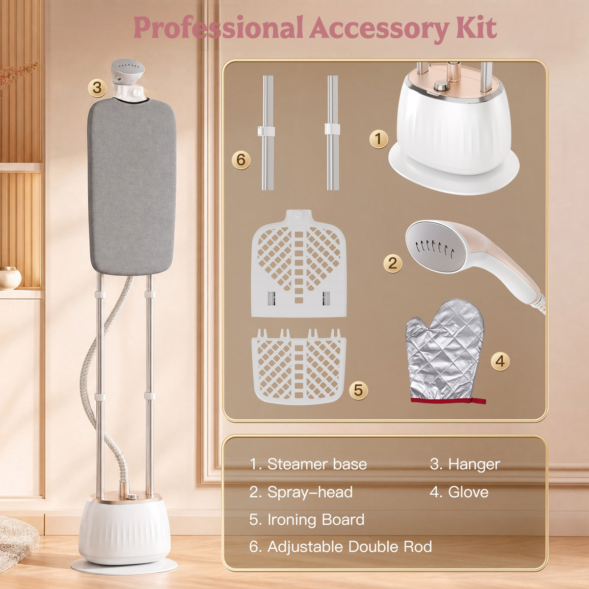 Advwin 1800W Standing Steamer for Clothes