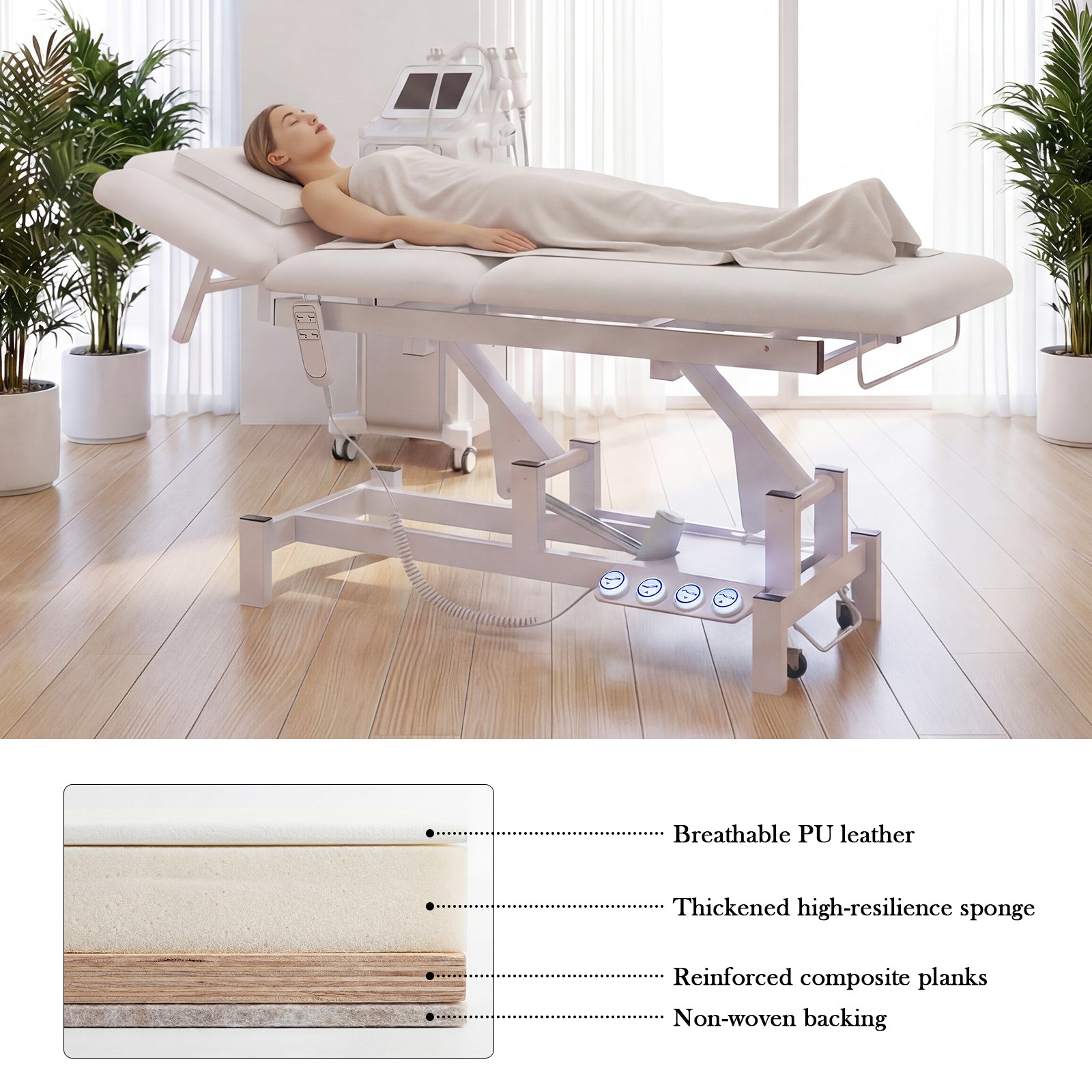 Advwin 2-Motor Electric Massage Treatment Table