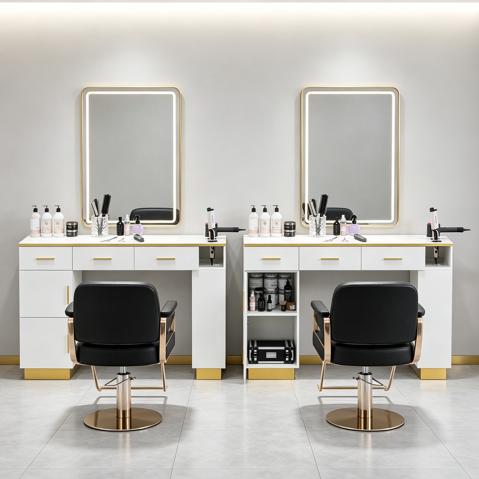 Advwin Barber Salon Stations for Hair Stylist