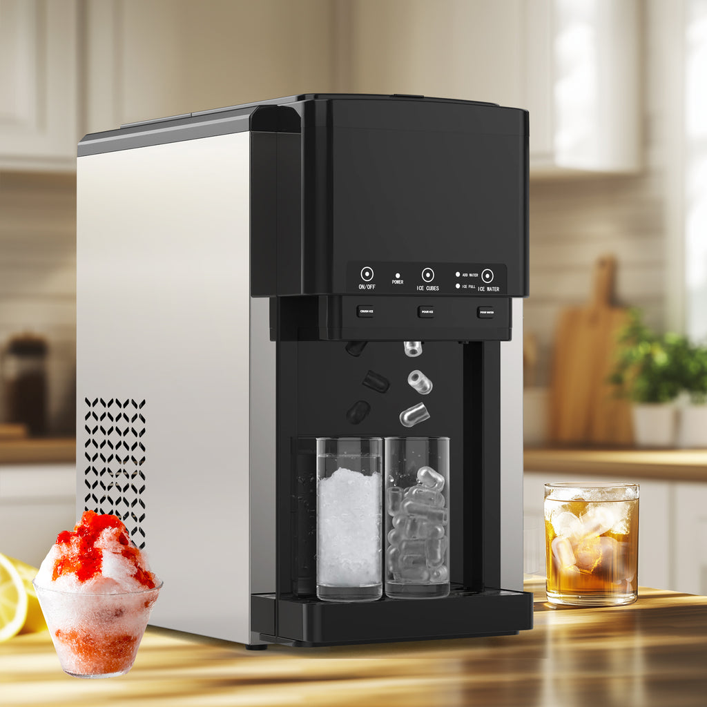 Advwin 3-In-1 Water Dispenser w/Ice Maker Countertop