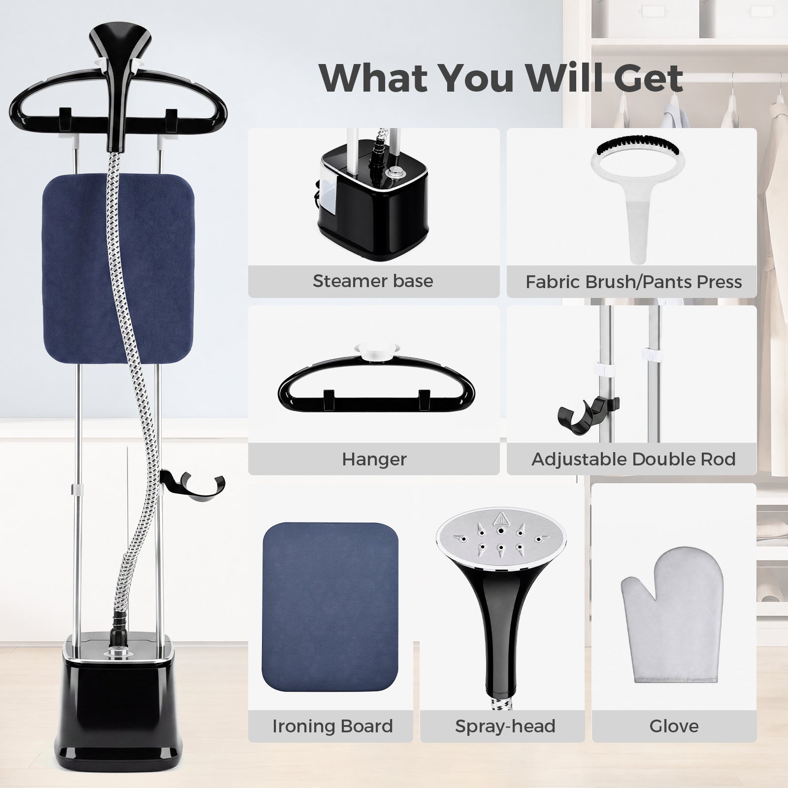 Advwin Garment Steamer 10 Steam Levels