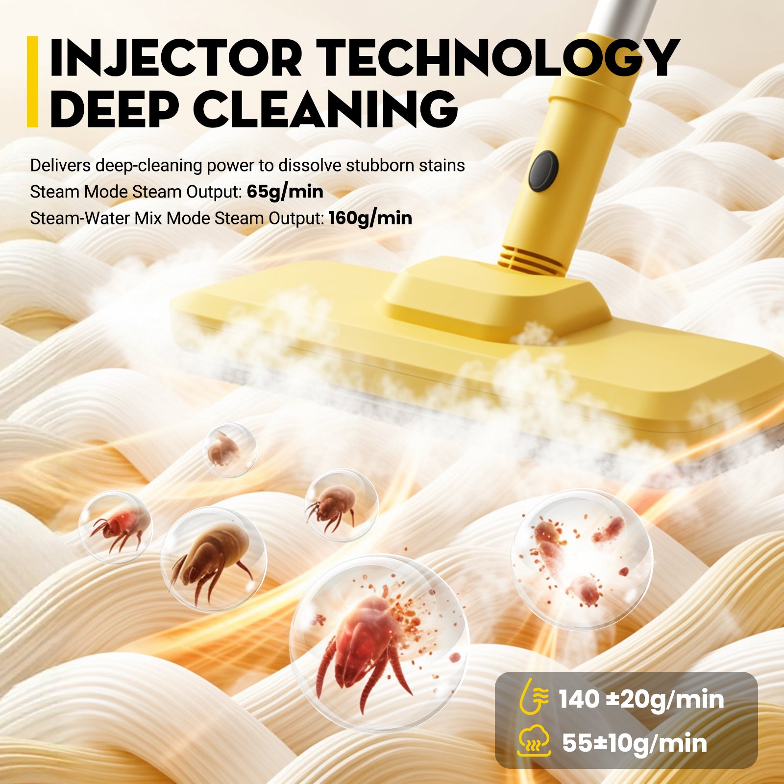 Advwin Steam Cleaner Chemical-Free High-Pressure