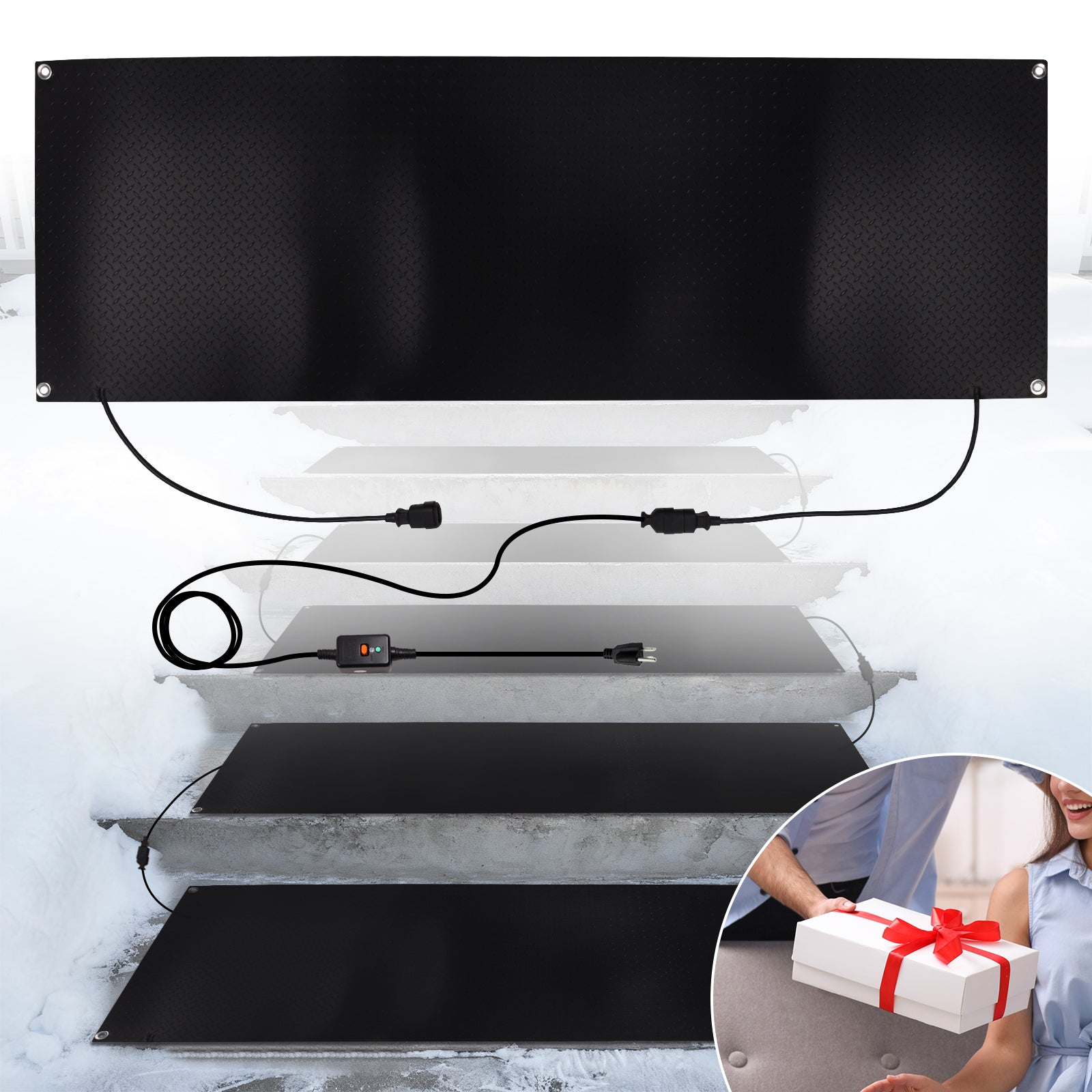 Advwin Snow Melting Mats for Winter Snow Removal