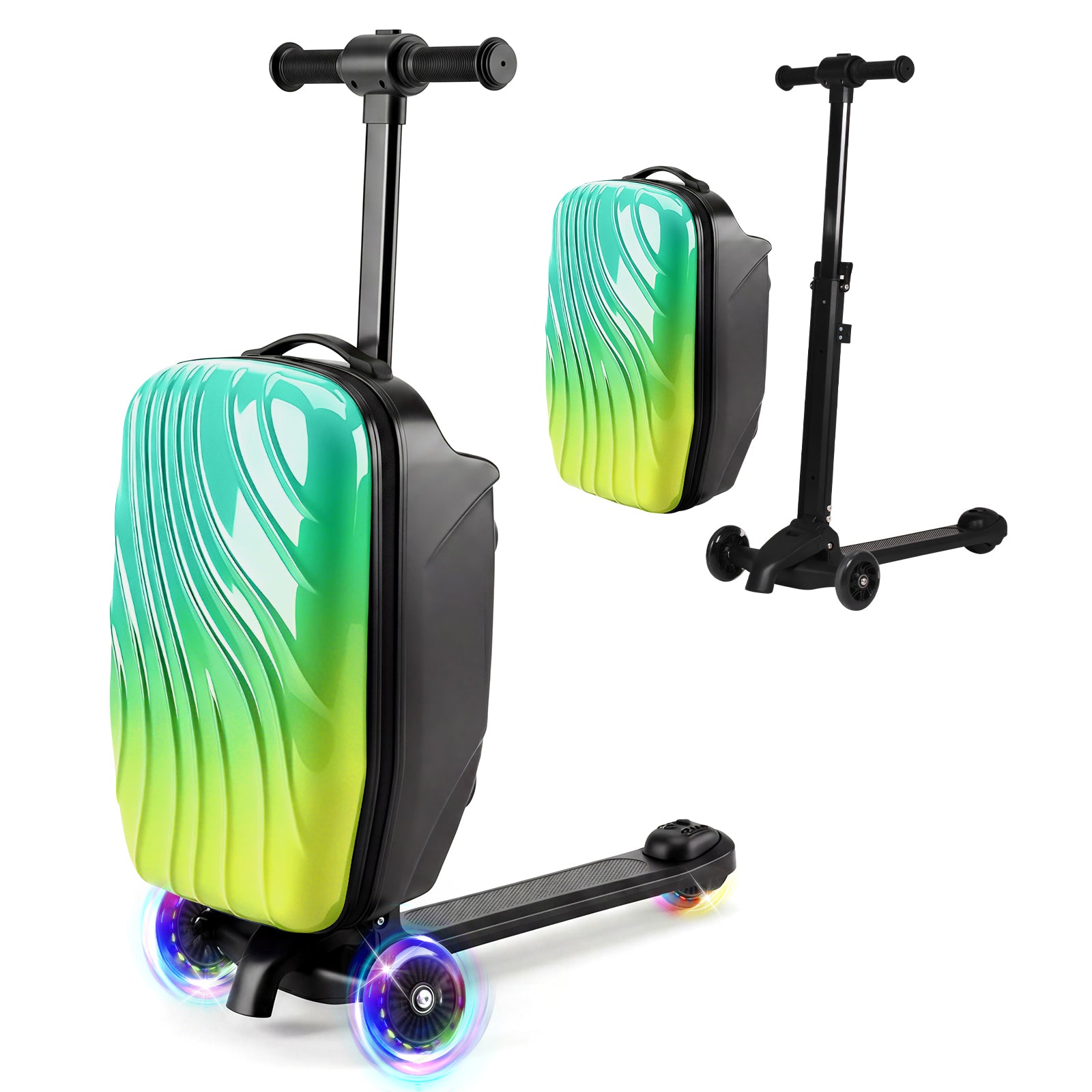Advwin 4-in-1 Detachable Ride-On Suitcase for Kids