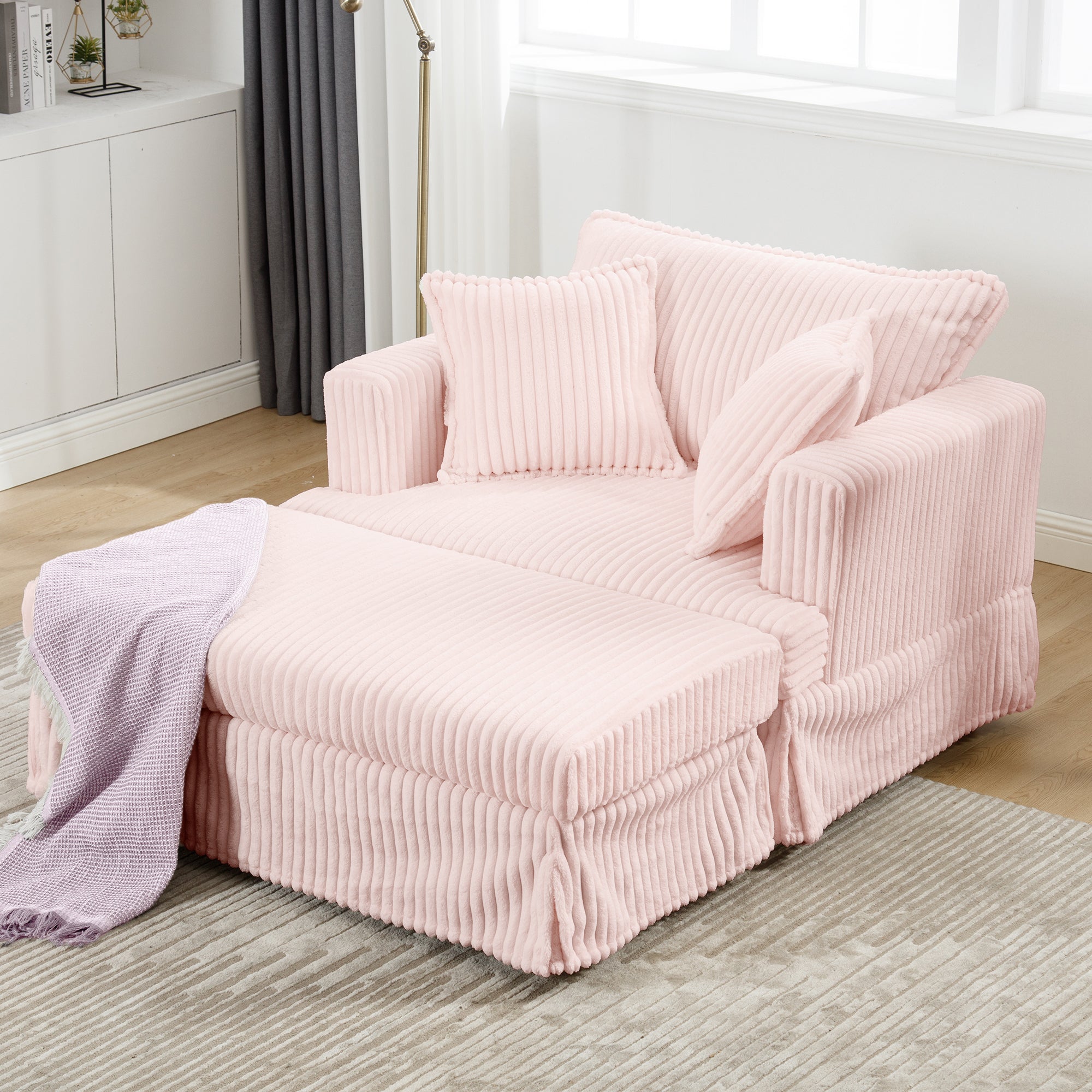 Advwin Single Sofa Oversized Chaise Lounge