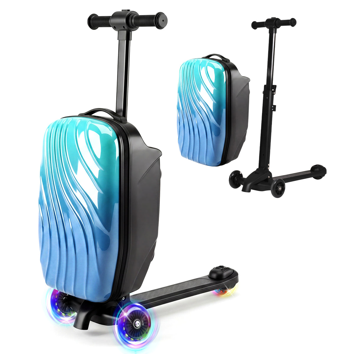 Advwin 4-in-1 Detachable Ride-On Suitcase for Kids