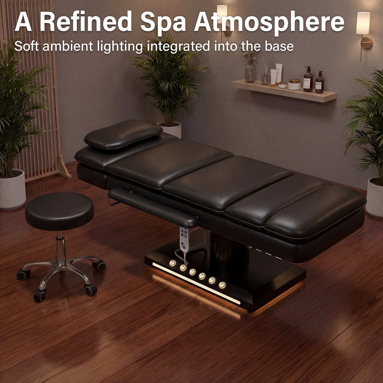 Advwin 3 Motor Electric Massage Table w/Stool