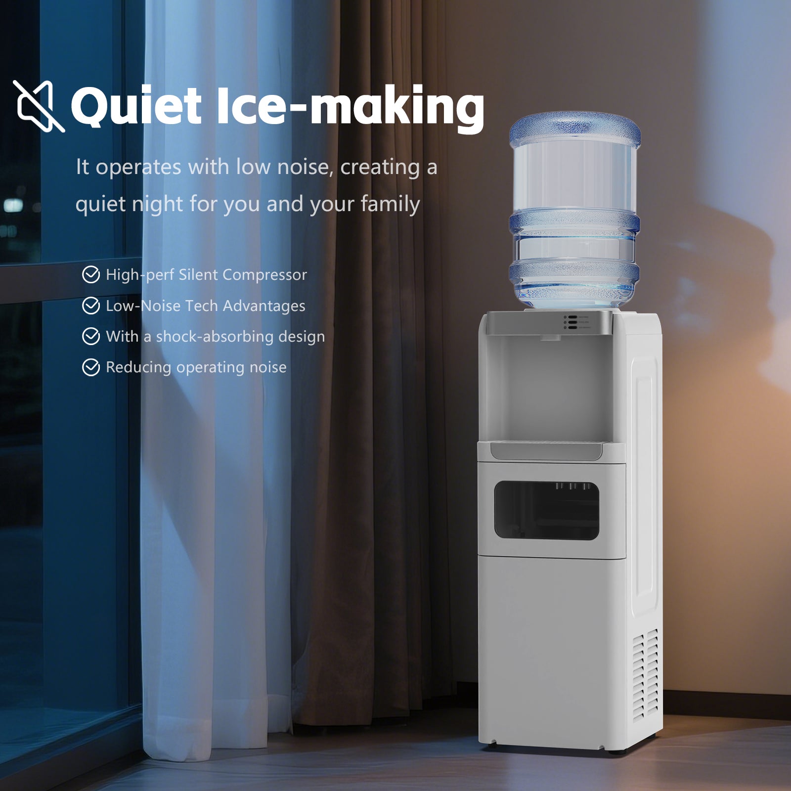 Advwin 3-in-1 Water Dispenser with Ice Maker (Pre-Order)