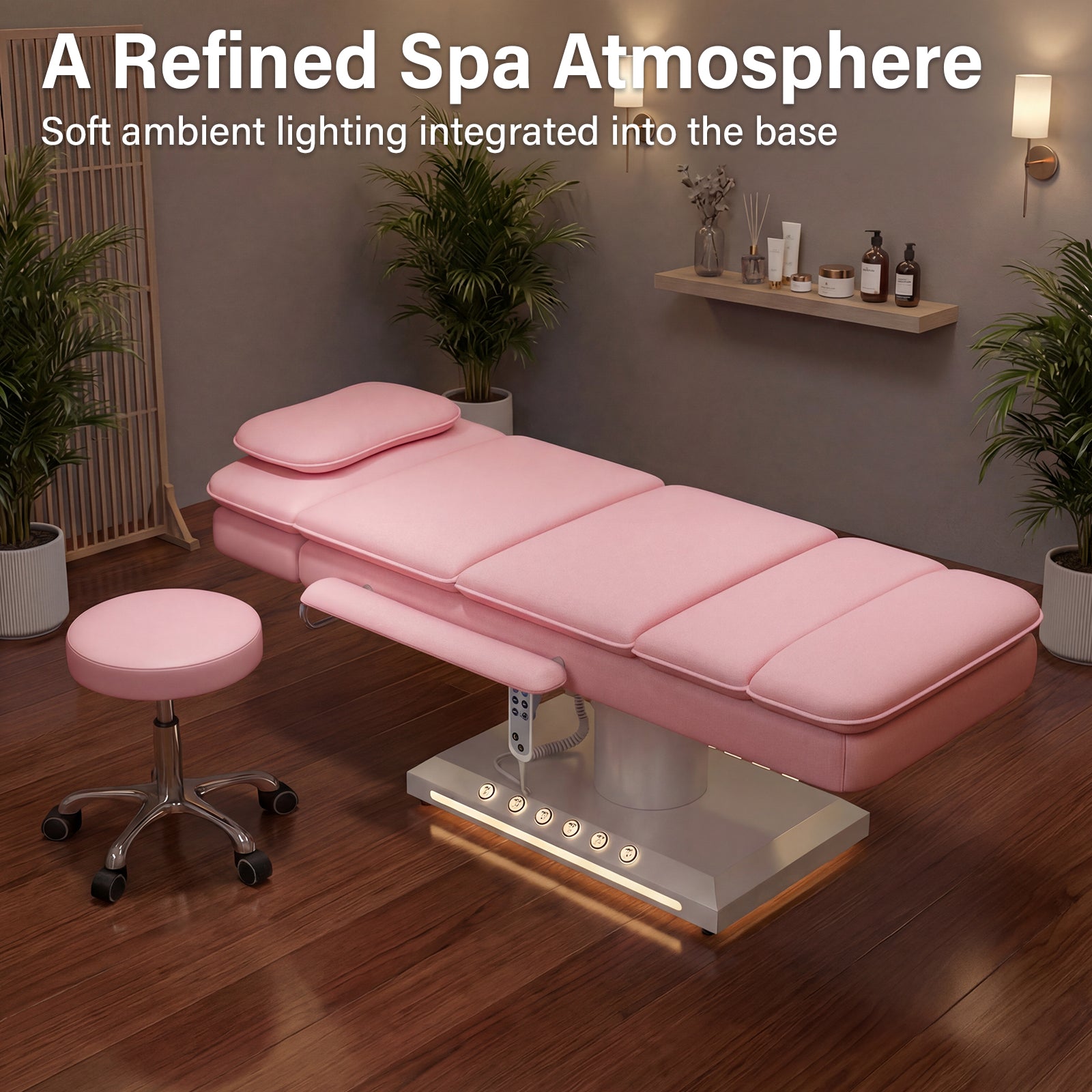 Advwin 3 Motor Electric Massage Table w/Stool