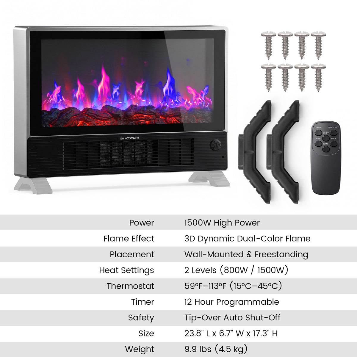 Advwin Wall-Mounted & Freestanding Space Heater