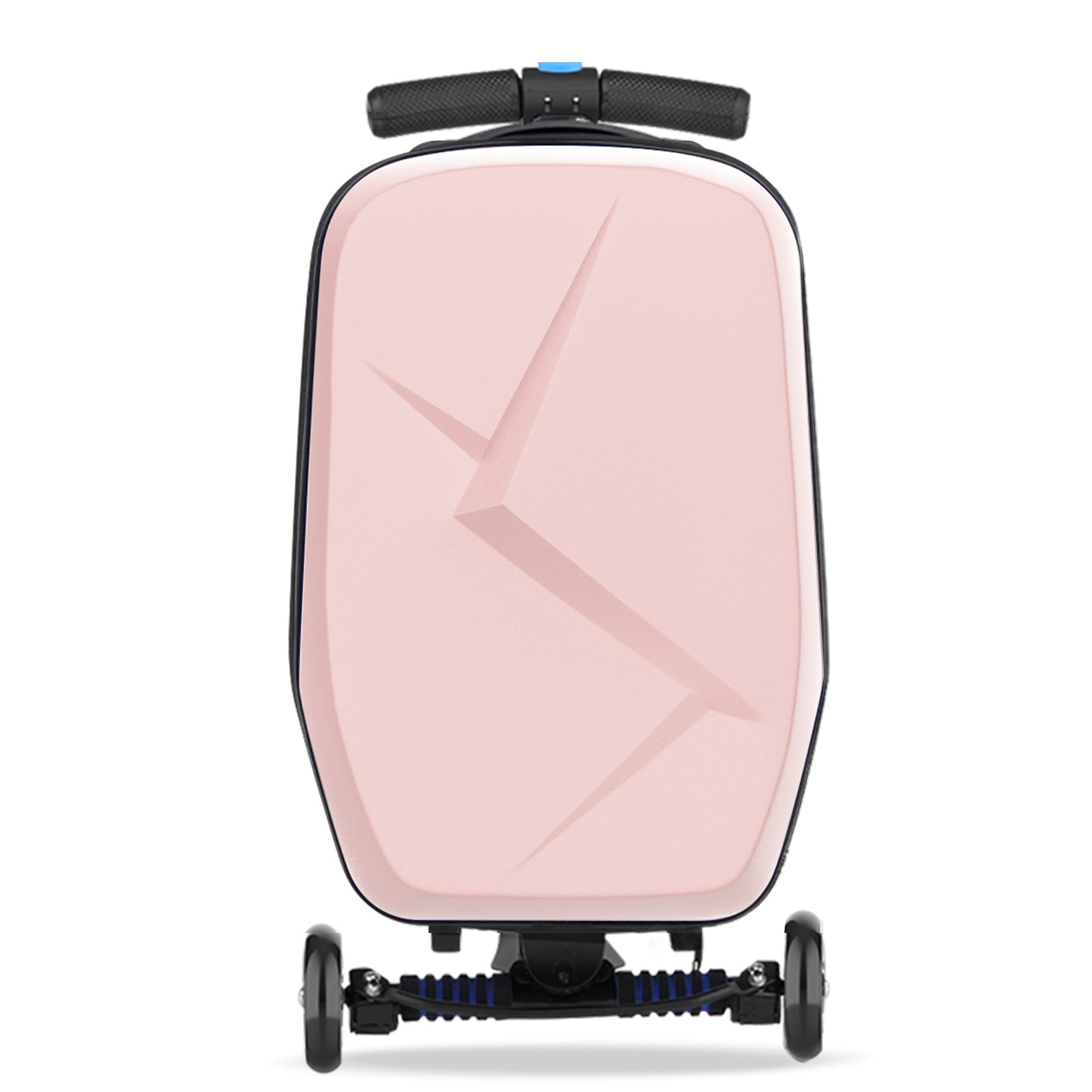 Pink suitcase scooter for kids