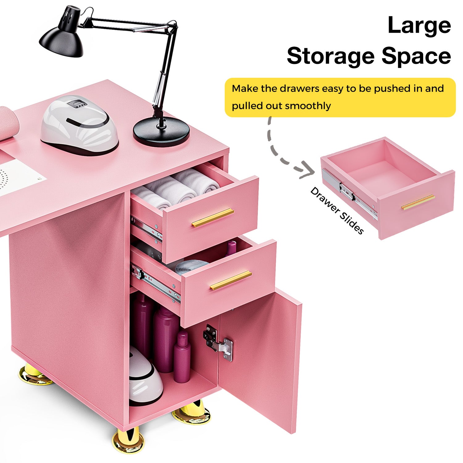 Advwin Manicure Table with Dust Collector