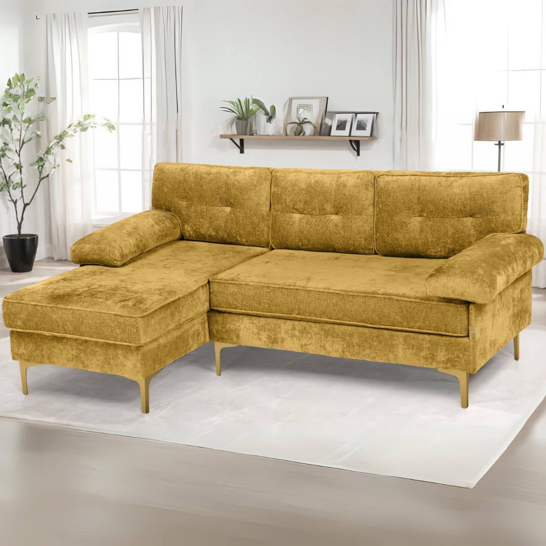 Advwin 3-Seater L-Shaped Sofa 82"