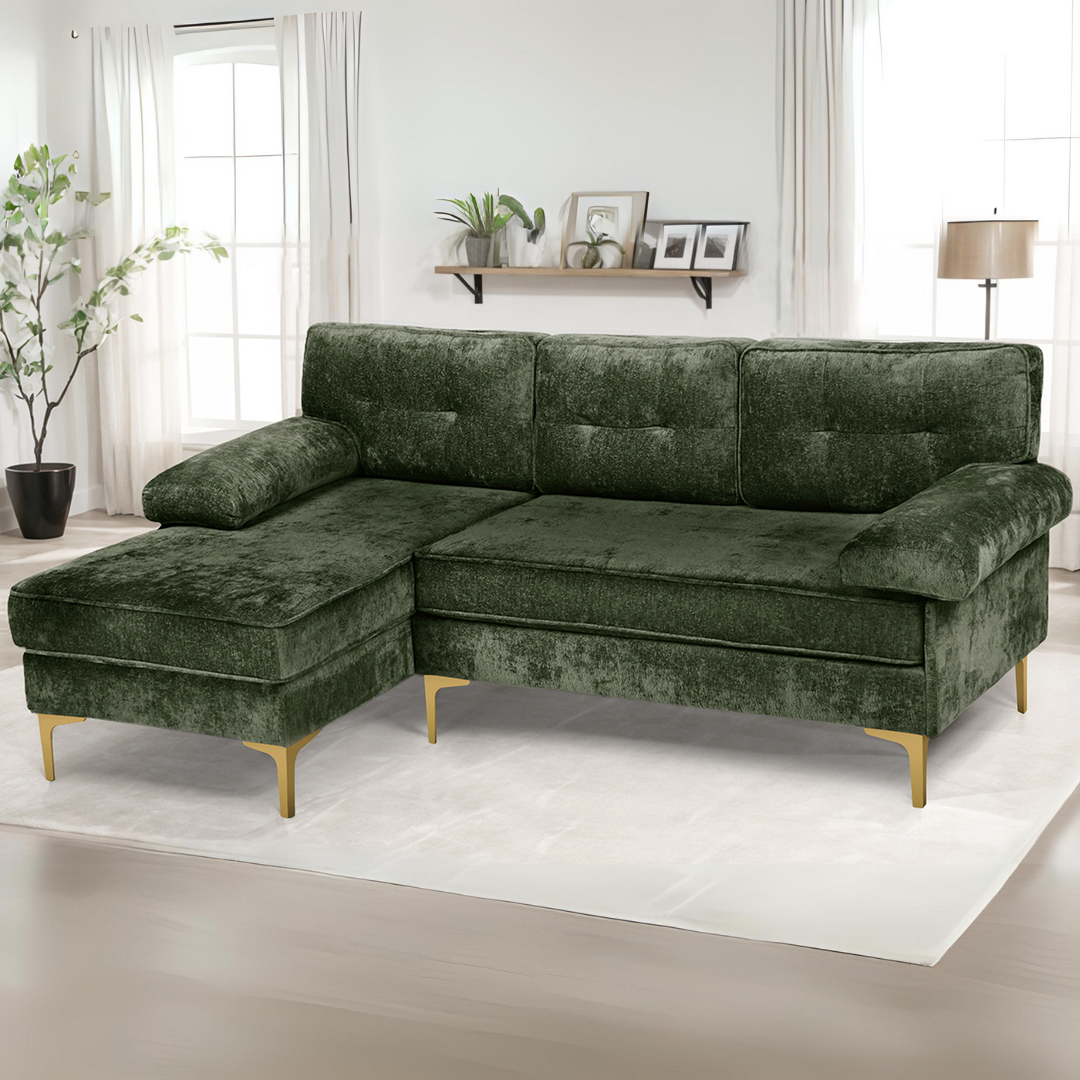 Advwin 3-Seater L-Shaped Sofa 82"