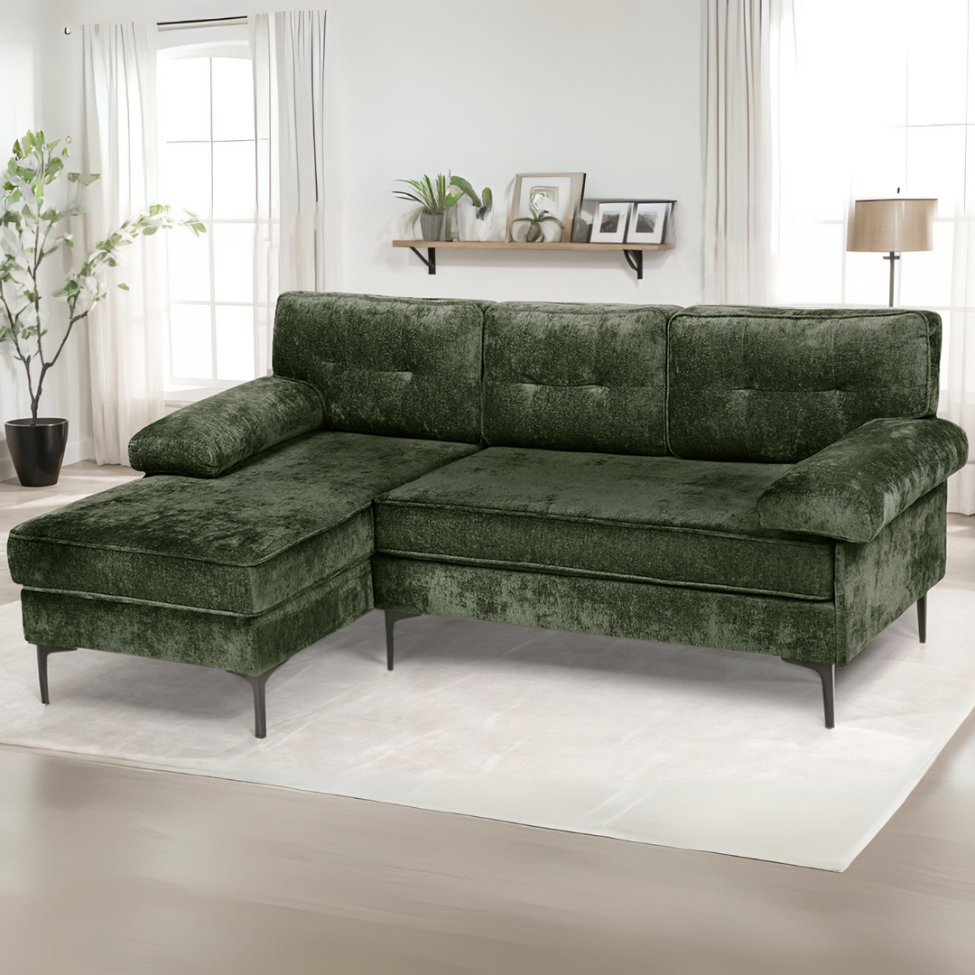 Advwin 3-Seater L-Shaped Sofa 82"