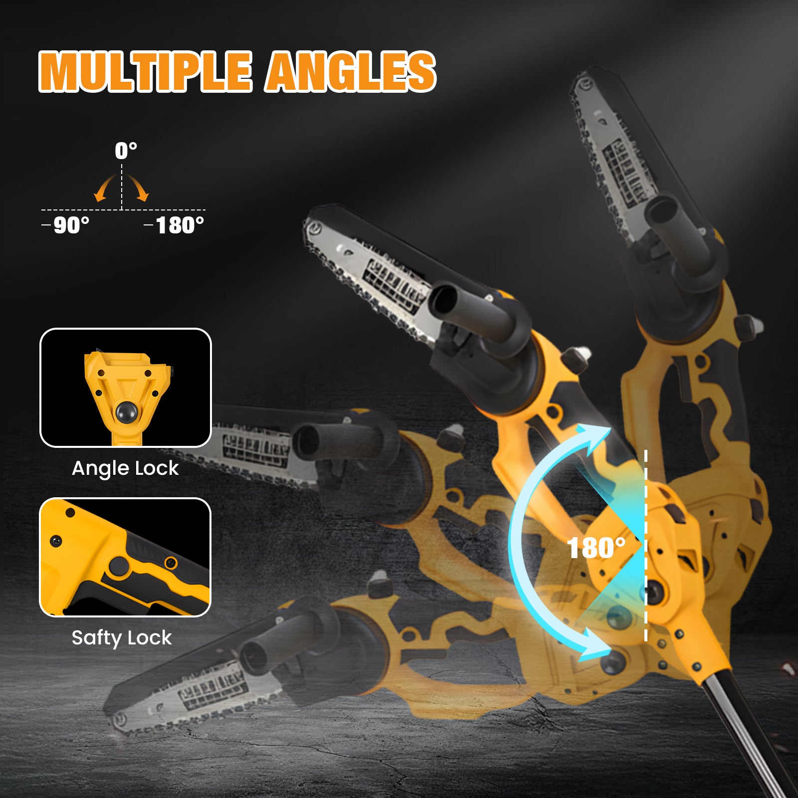 Advwin 2-in-1 Cordless Electric Chainsaw
