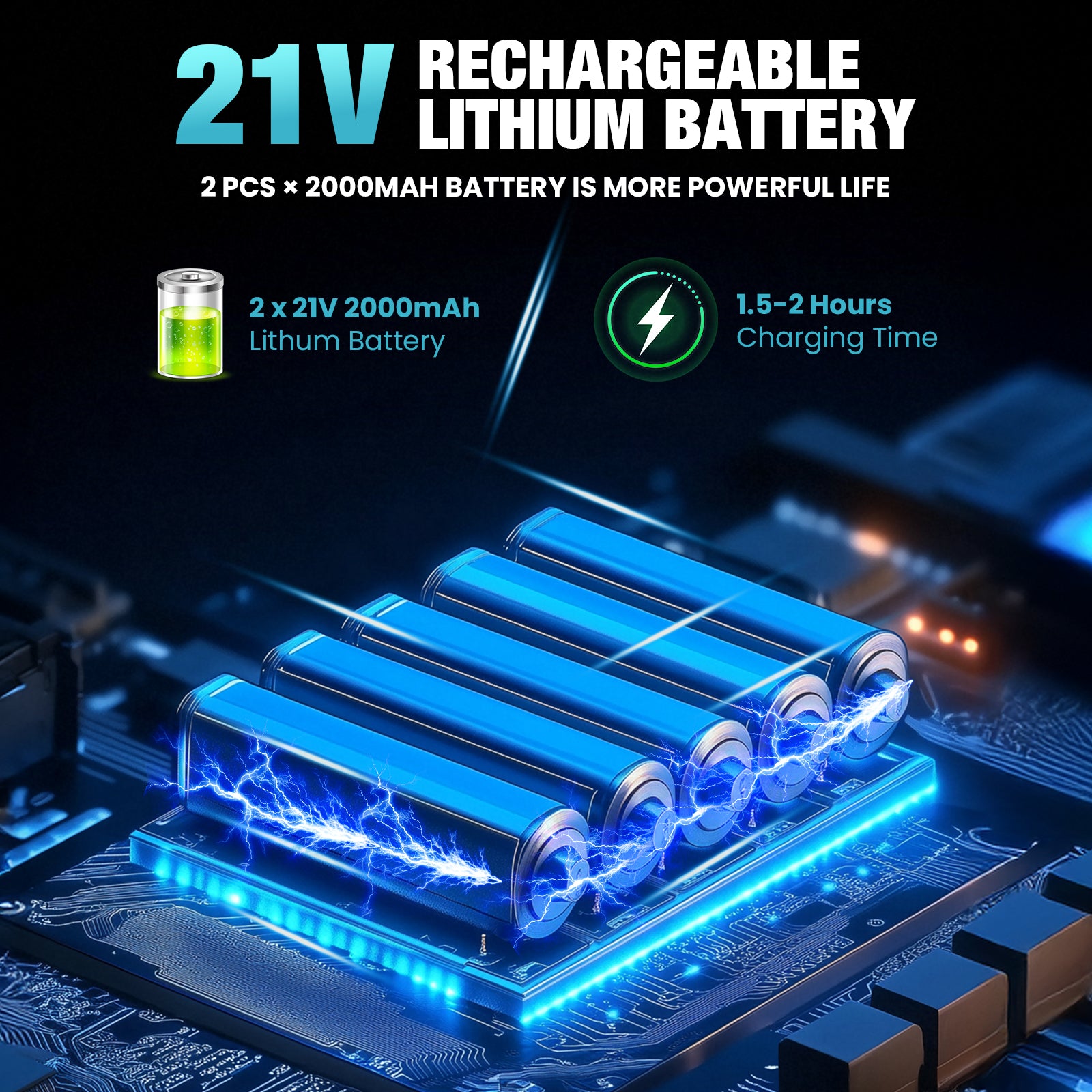 Advwin 2-in-1 Cordless Electric Chainsaw