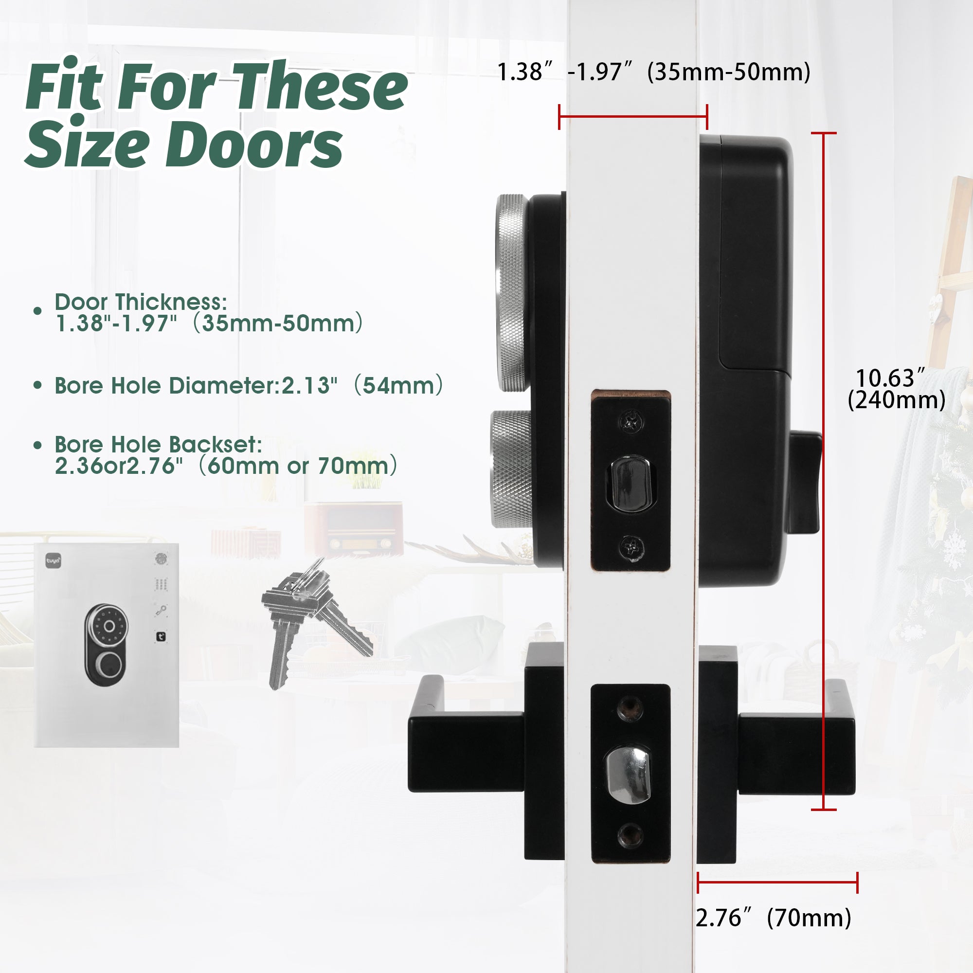 Advwin Smart Door Lock with Handle