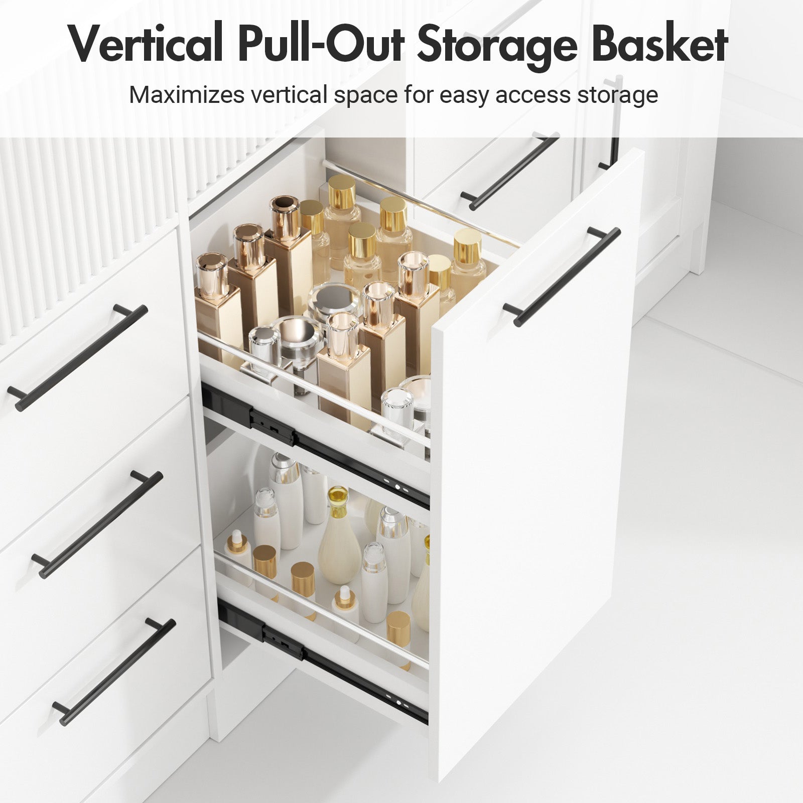 Advwin Freestanding Modern Bathroom Vanity w/ Sink