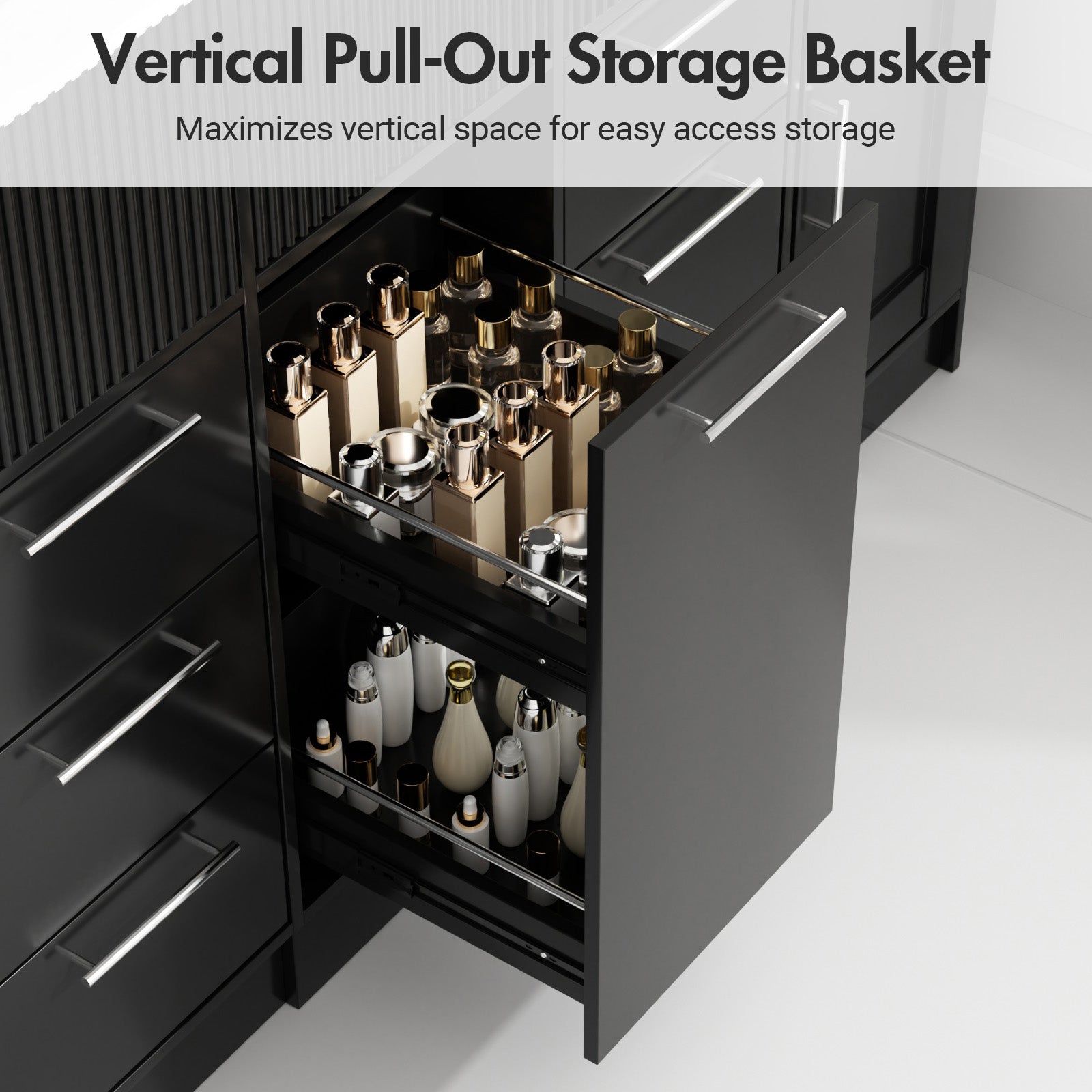 Advwin Freestanding Modern Bathroom Vanity w/ Sink