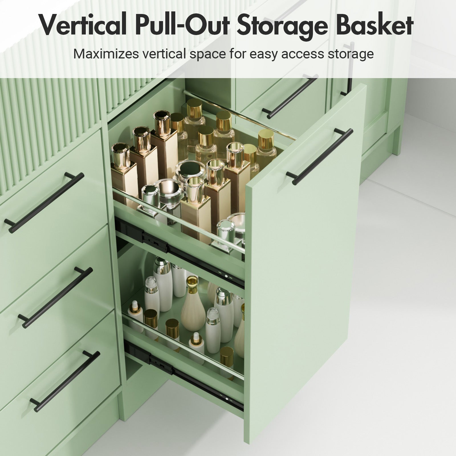 Advwin Freestanding Modern Bathroom Vanity w/ Sink