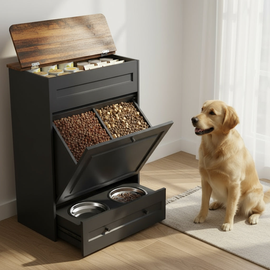 Advwin All-in-One Pet Feeding Cabinet (Pre-Order)