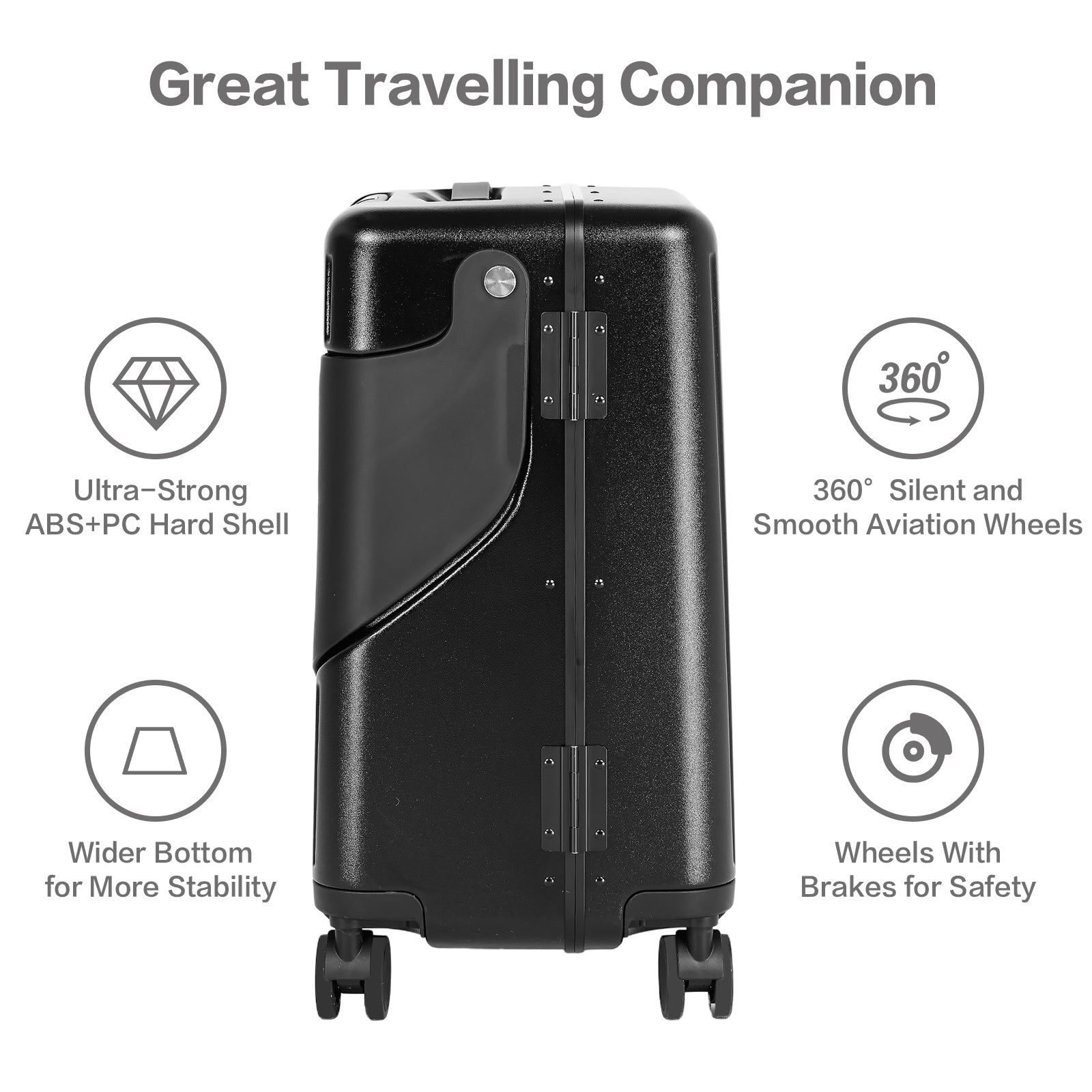 Advwin 20" Luggage with Foldable Child Seat