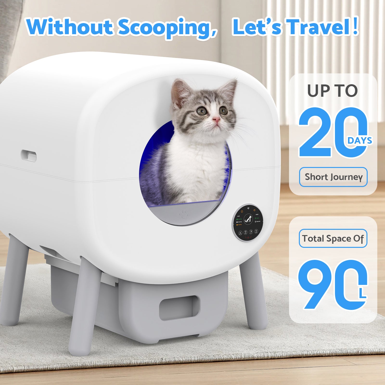 Odourless cat litter tray hotsell