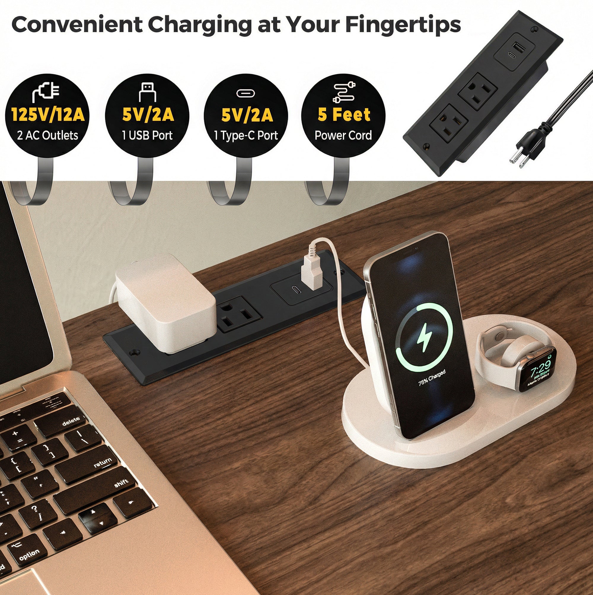 Advwin Loft Bed with Desk and Stairs (Low Stock)