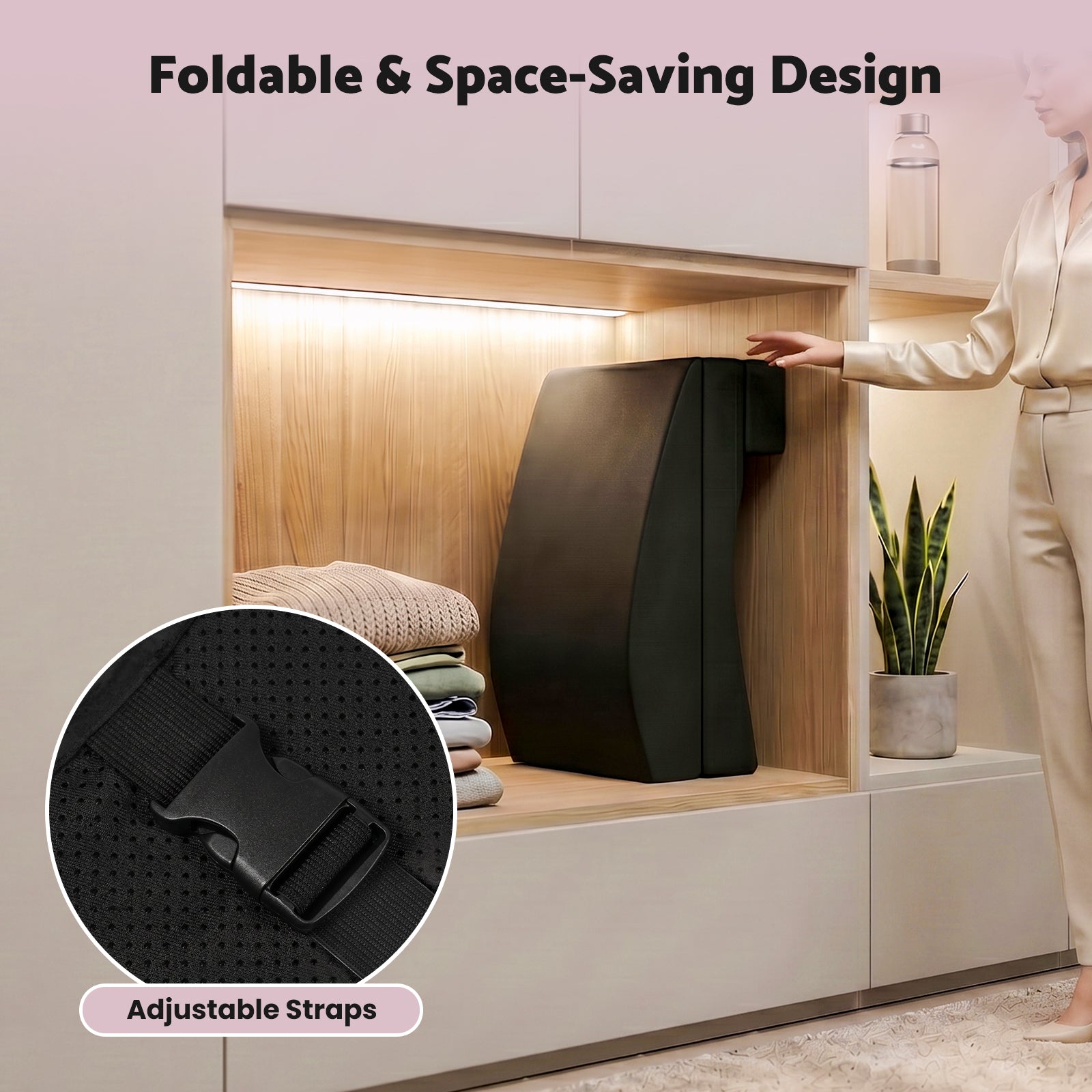 Advwin Foldable Lash Bed Topper with Lash Pillow