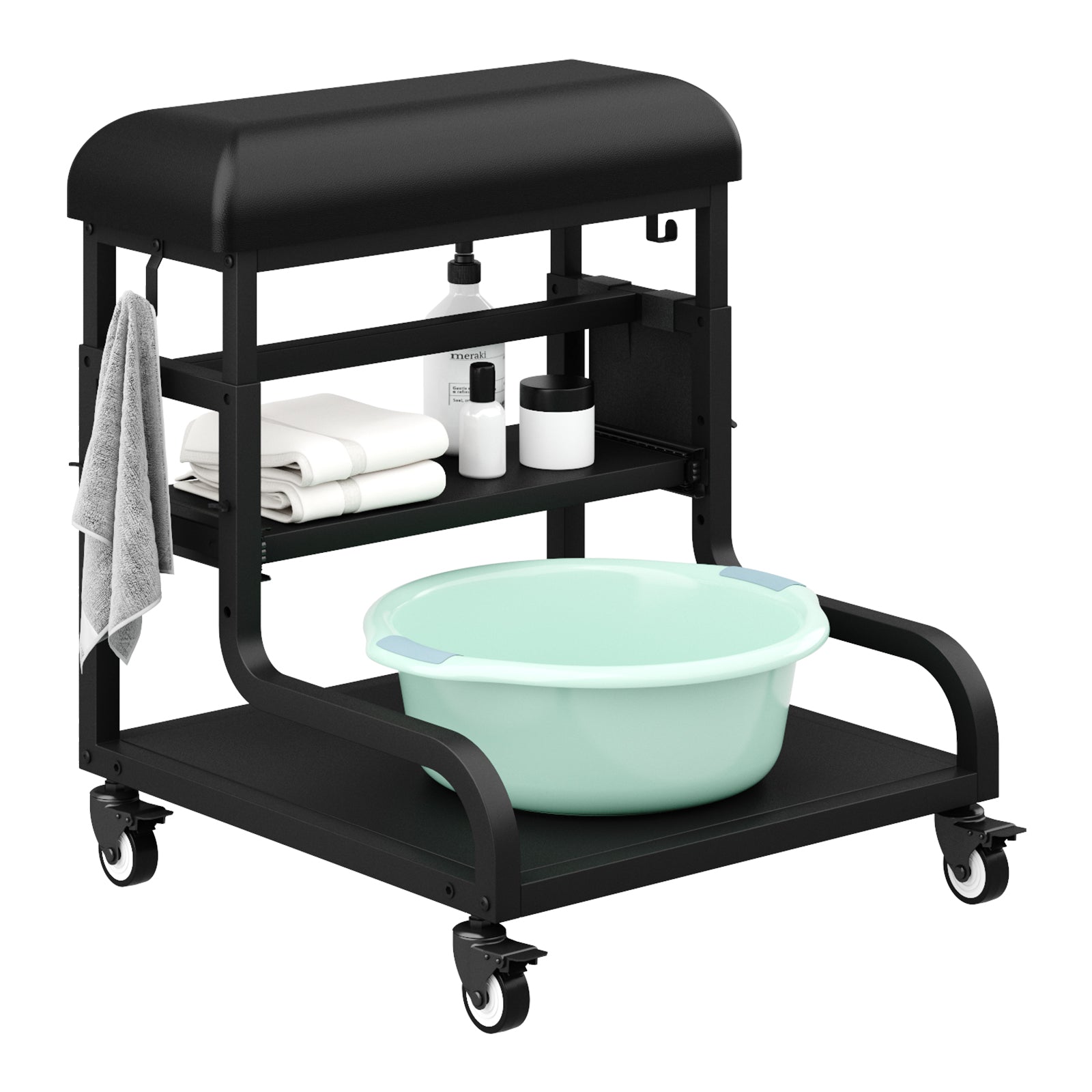 Advwin Pedicure Cart Foot Bath Trolley