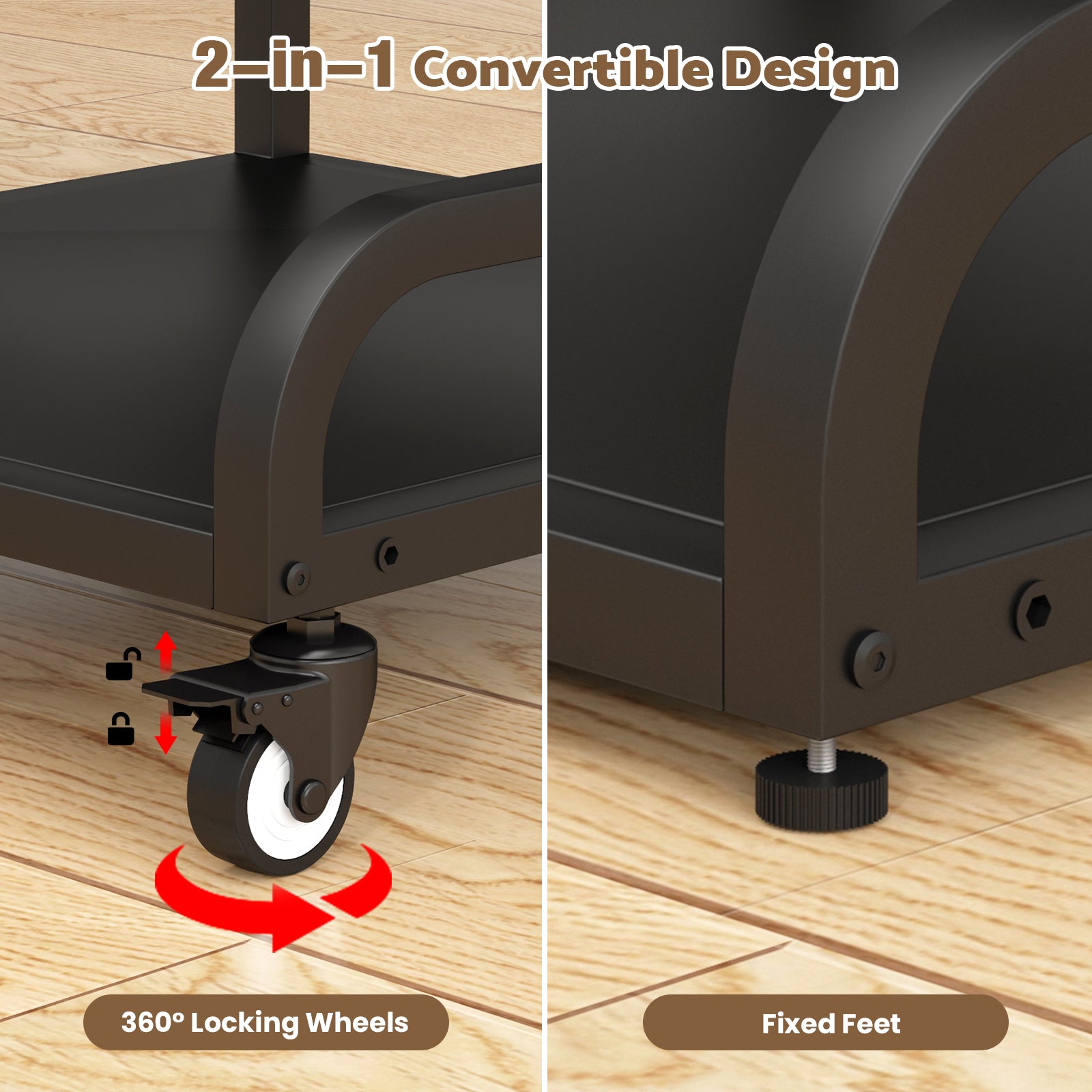 Advwin Pedicure Cart Foot Bath Trolley