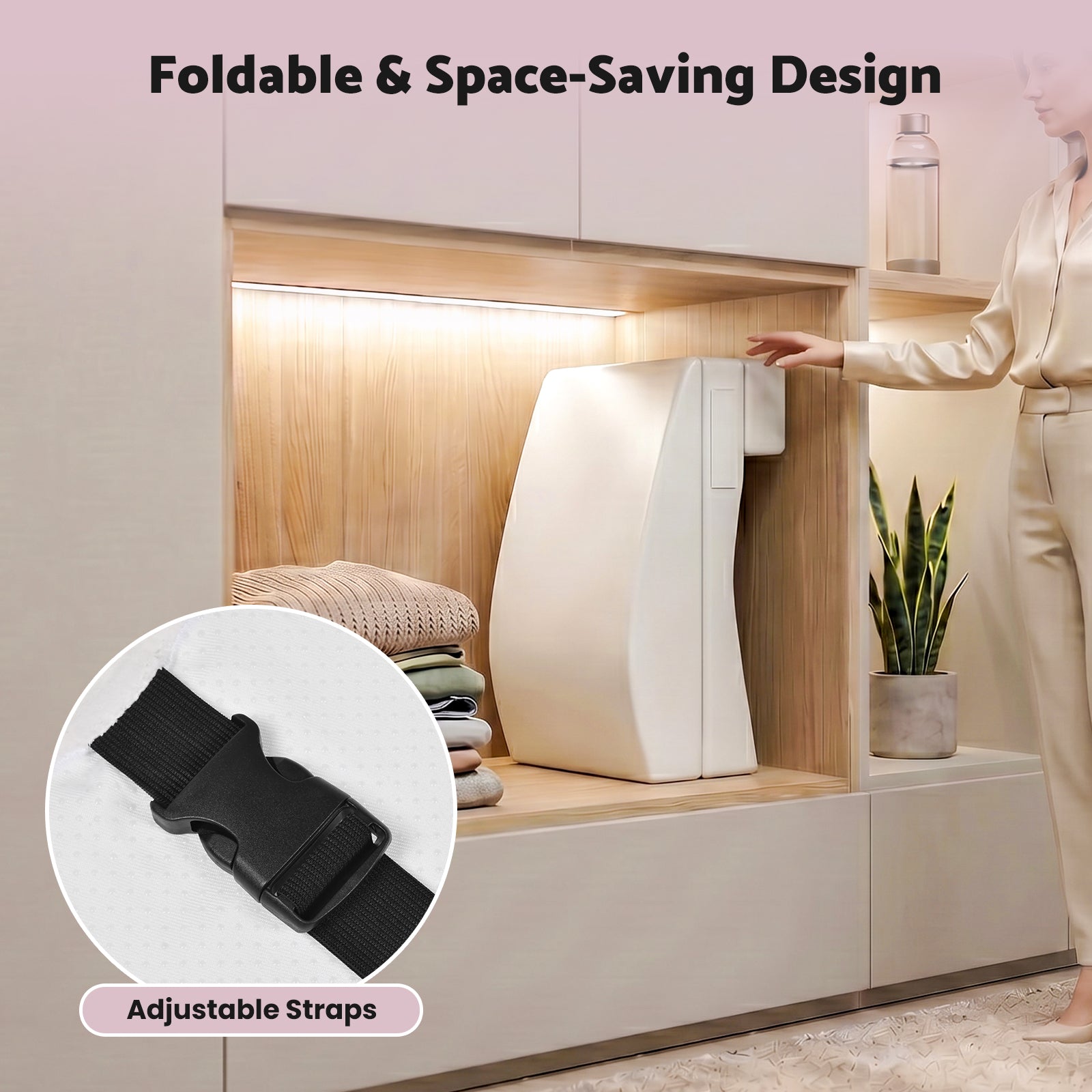 Advwin Foldable Lash Bed Topper with Lash Pillow